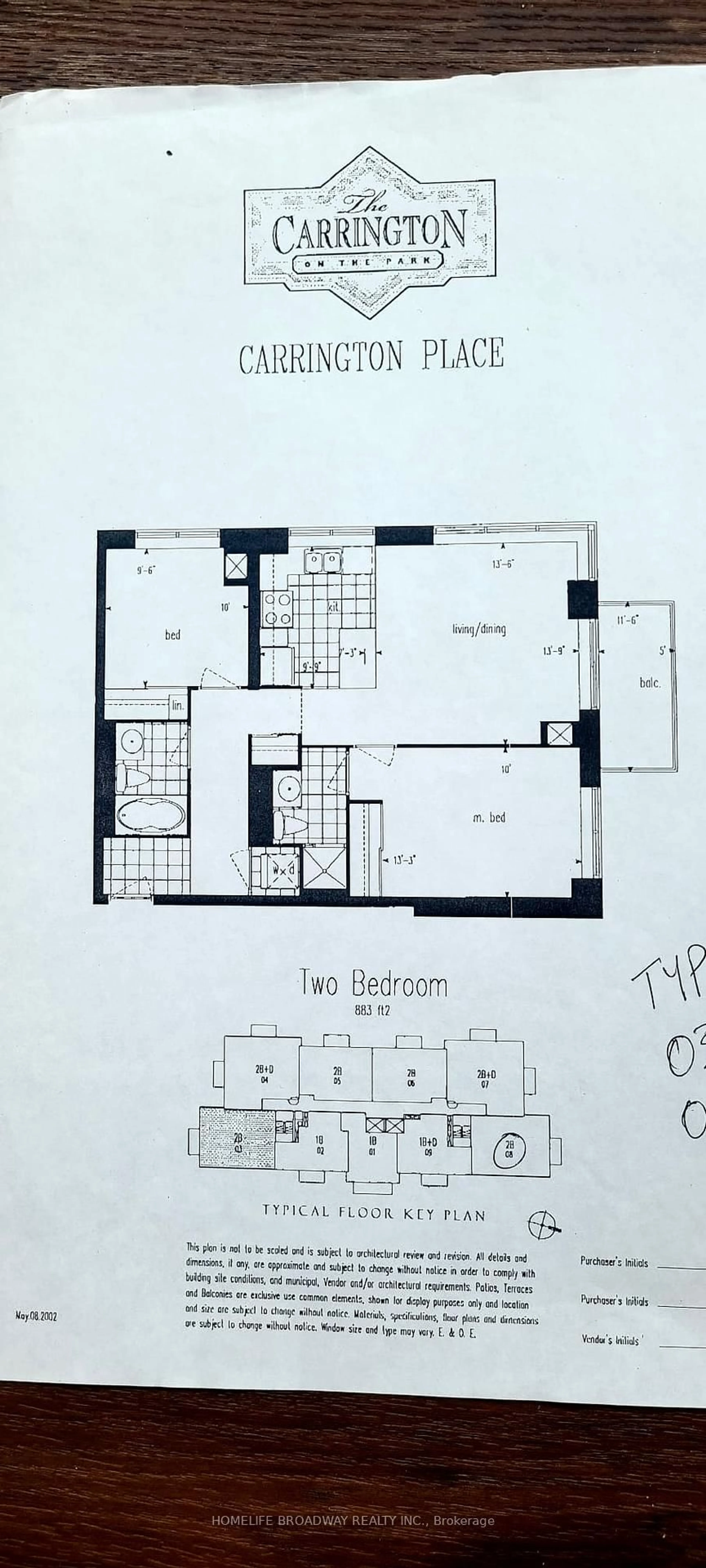Floor plan for 1103 Leslie St #1203, Toronto Ontario M3C 4G8