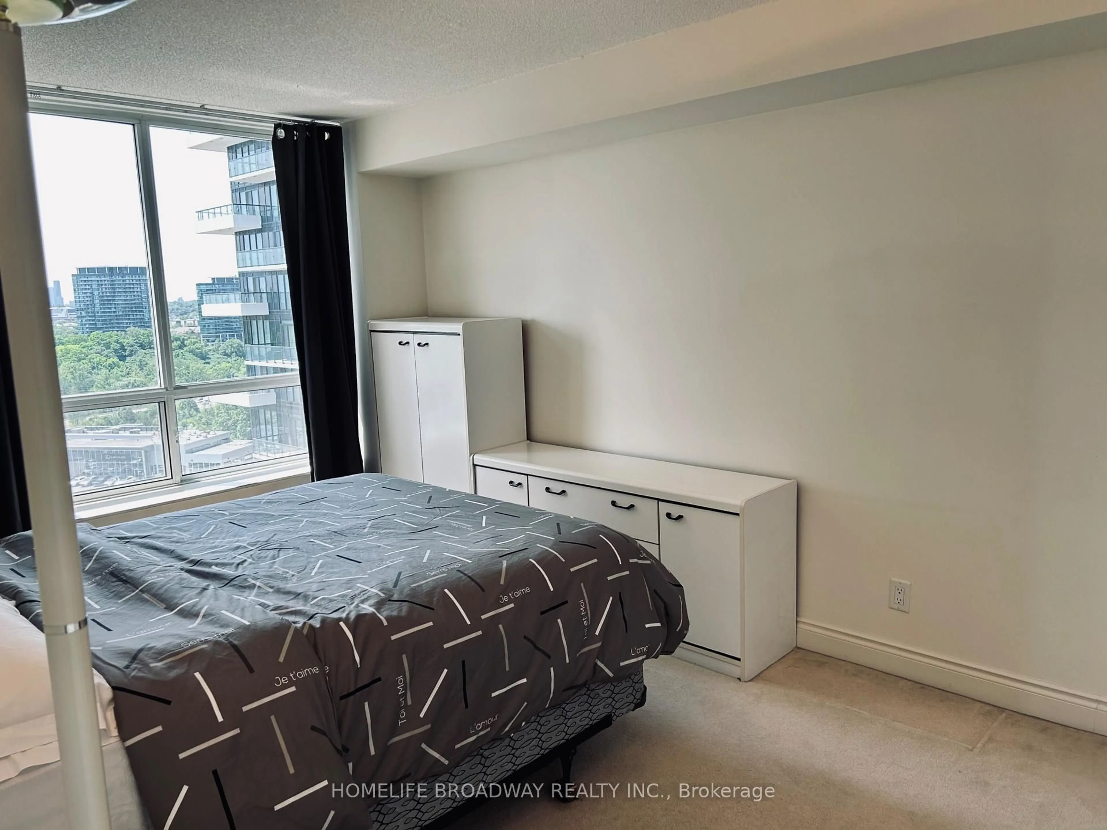 Bedroom with bed, unknown for 1103 Leslie St #1203, Toronto Ontario M3C 4G8