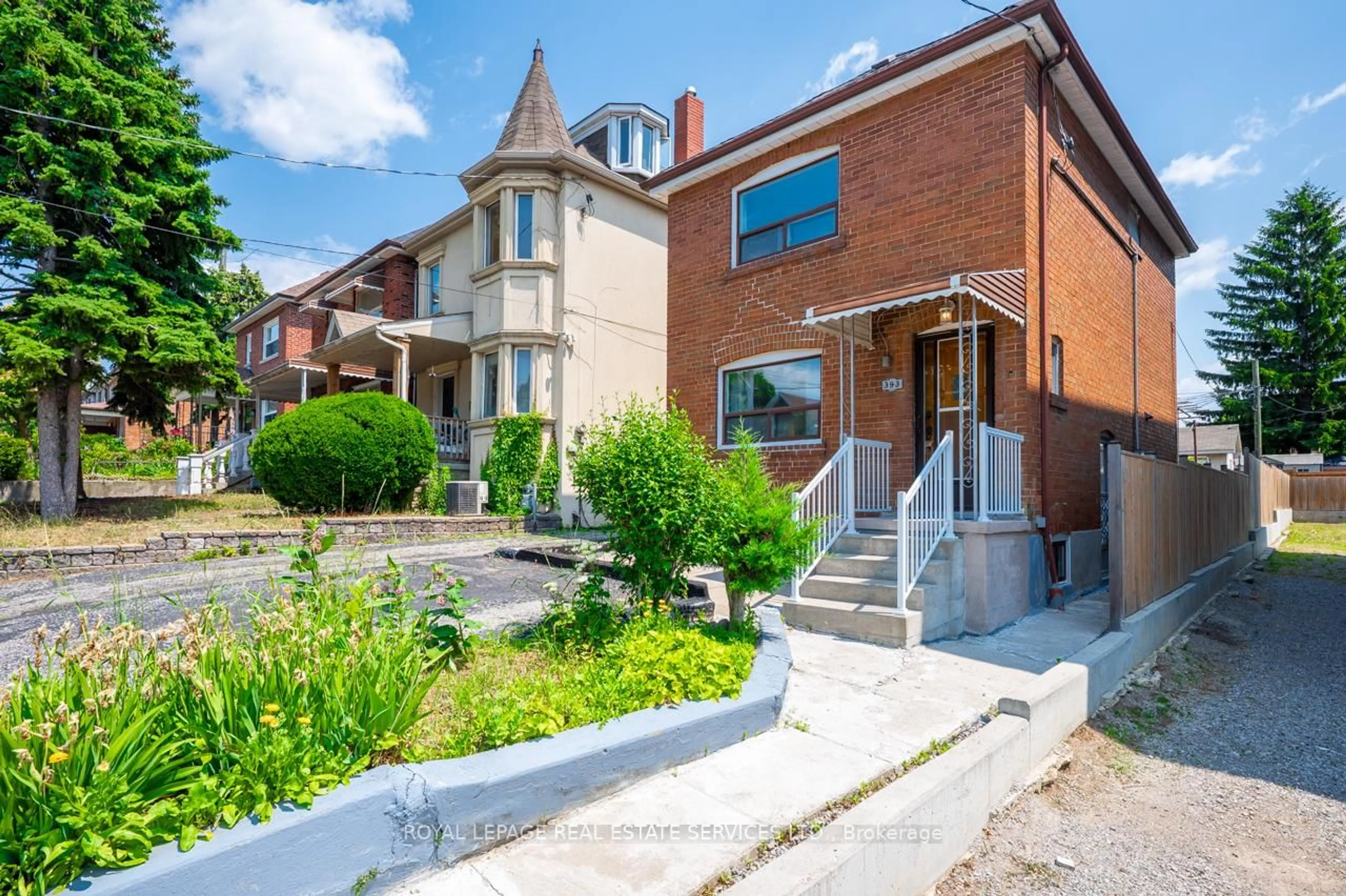 Home with brick exterior material, street for 393 Glenholme Ave, Toronto Ontario M6E 3E6