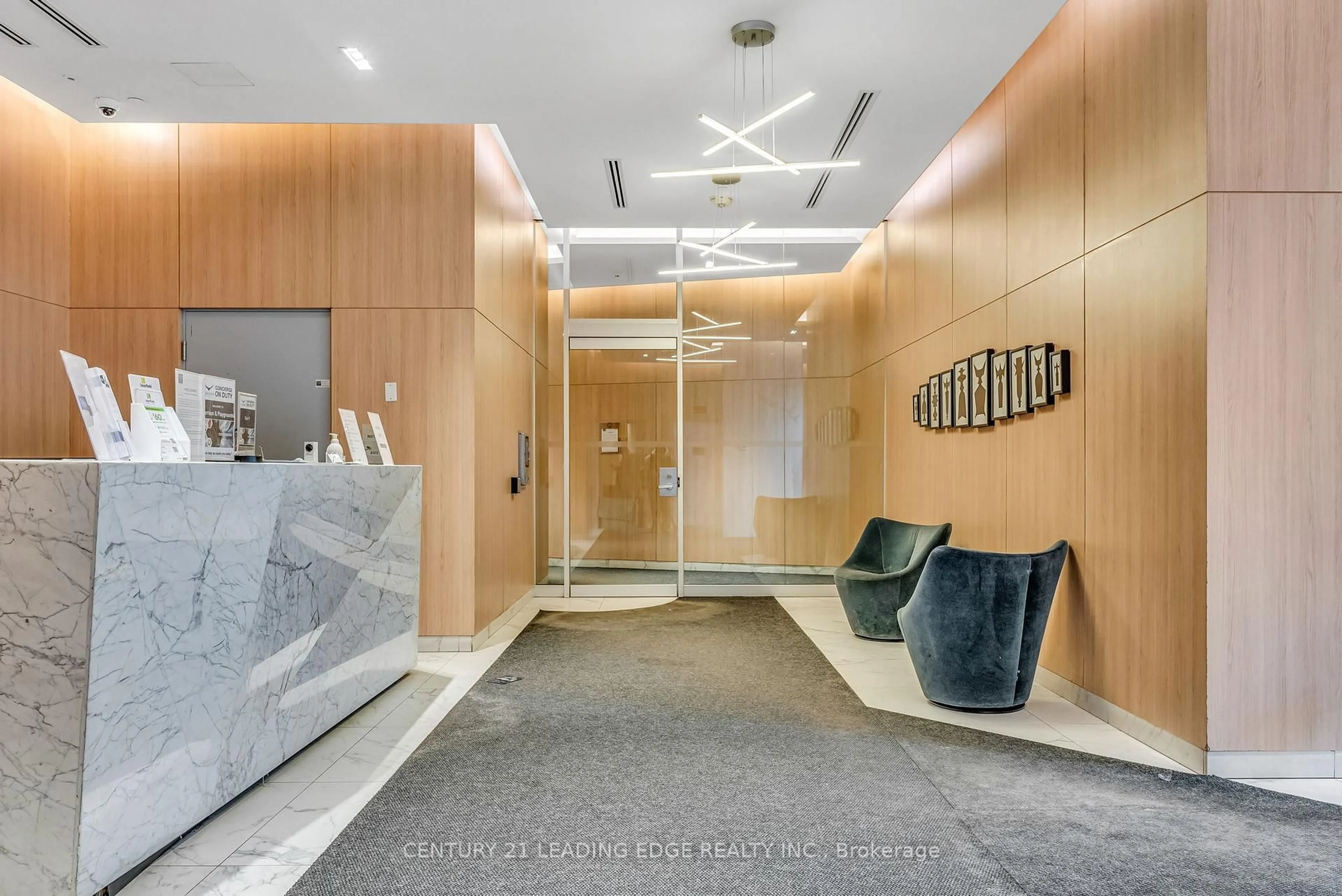 Indoor foyer for 50 Ordnance St #1512, Toronto Ontario M6K 0C9