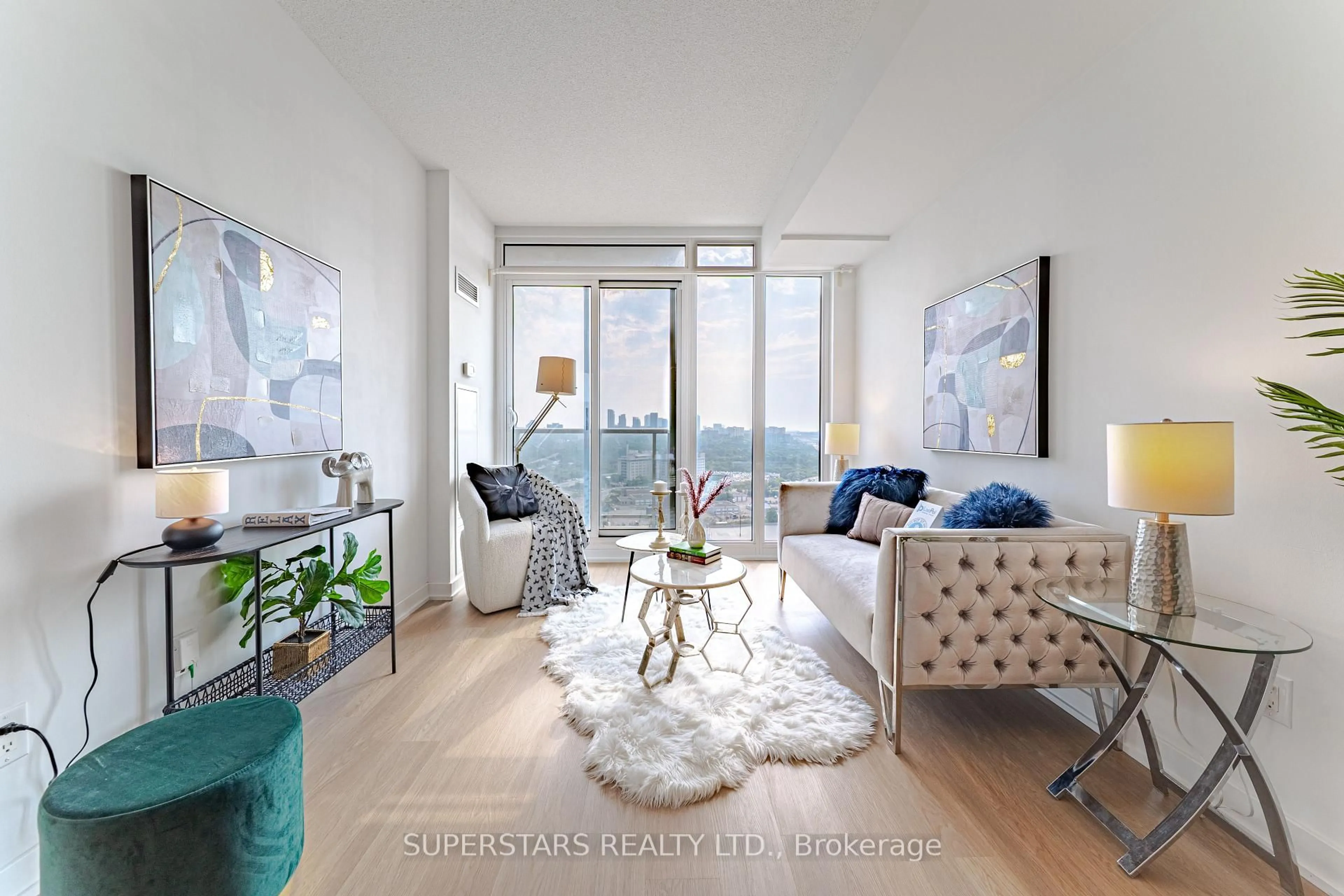 Living room with furniture, unknown for 121 Mcmahon Dr #2306, Toronto Ontario M2K 0C2