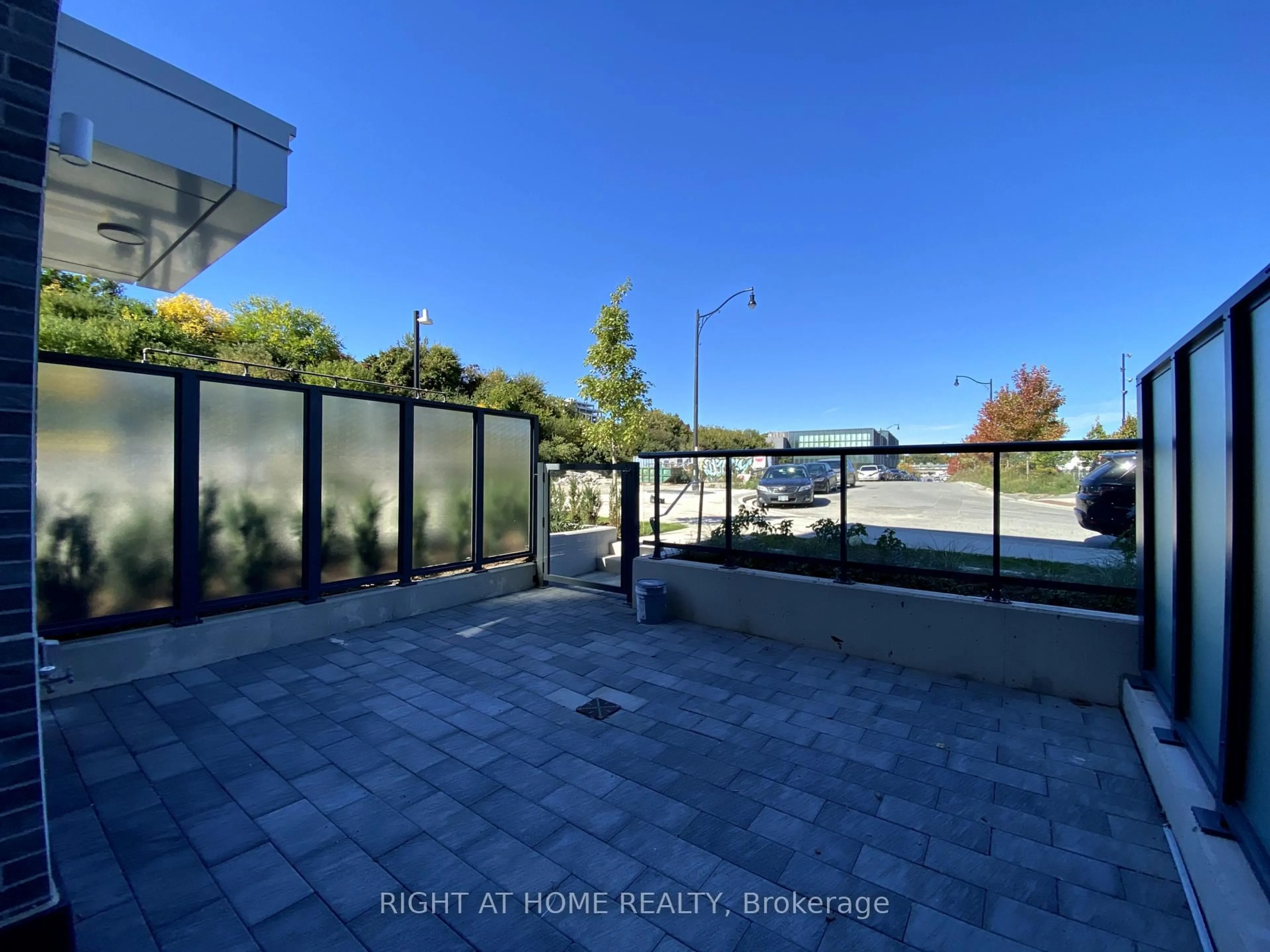 A pic from outside/outdoor area/front of a property/back of a property/a pic from drone, city buildings view from balcony for 11 McMahon Dr #106, Toronto Ontario M2K 1H8