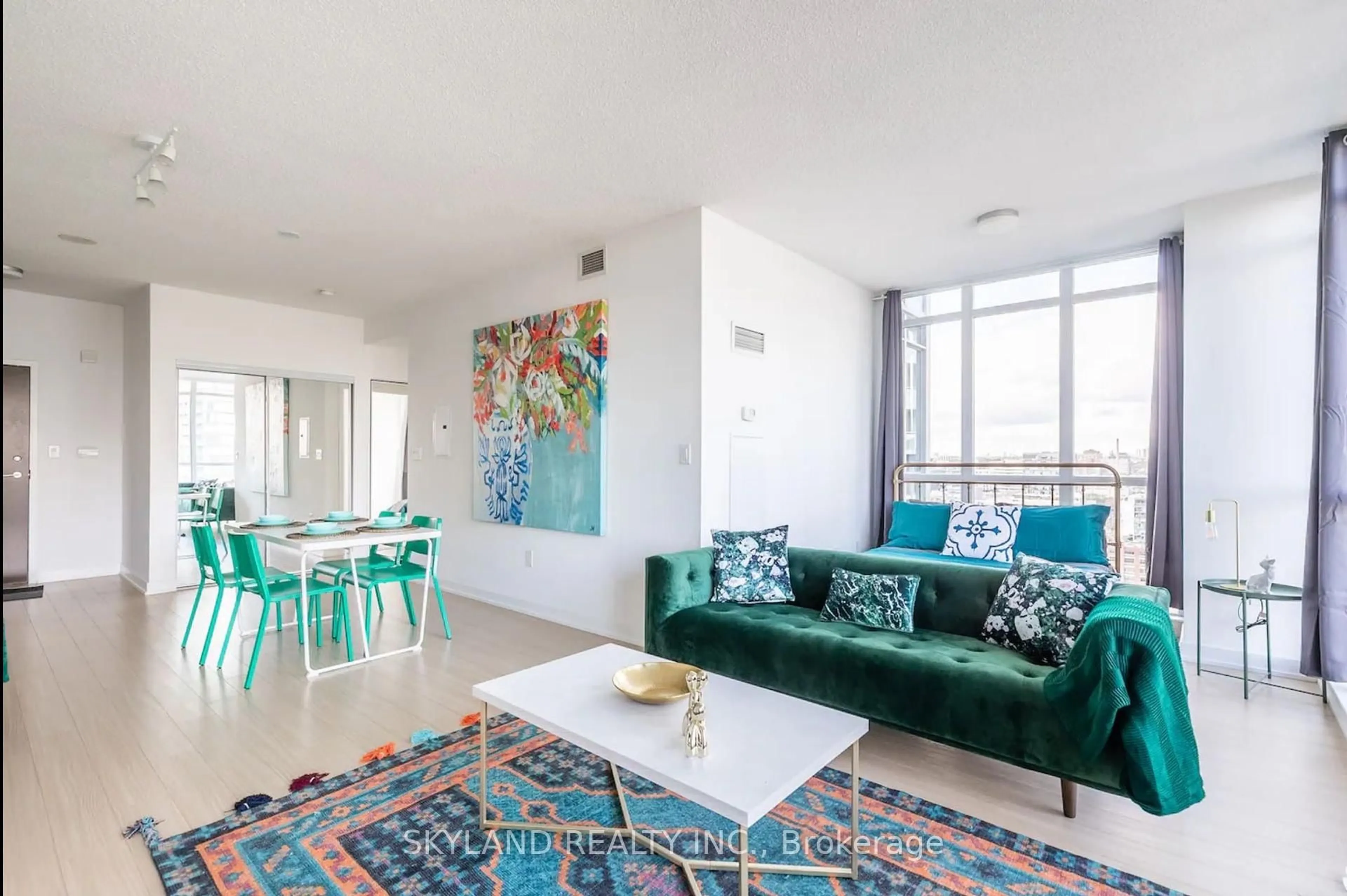 Living room with furniture, unknown for 151 Dan Leckie Way #2209, Toronto Ontario M5V 4B2