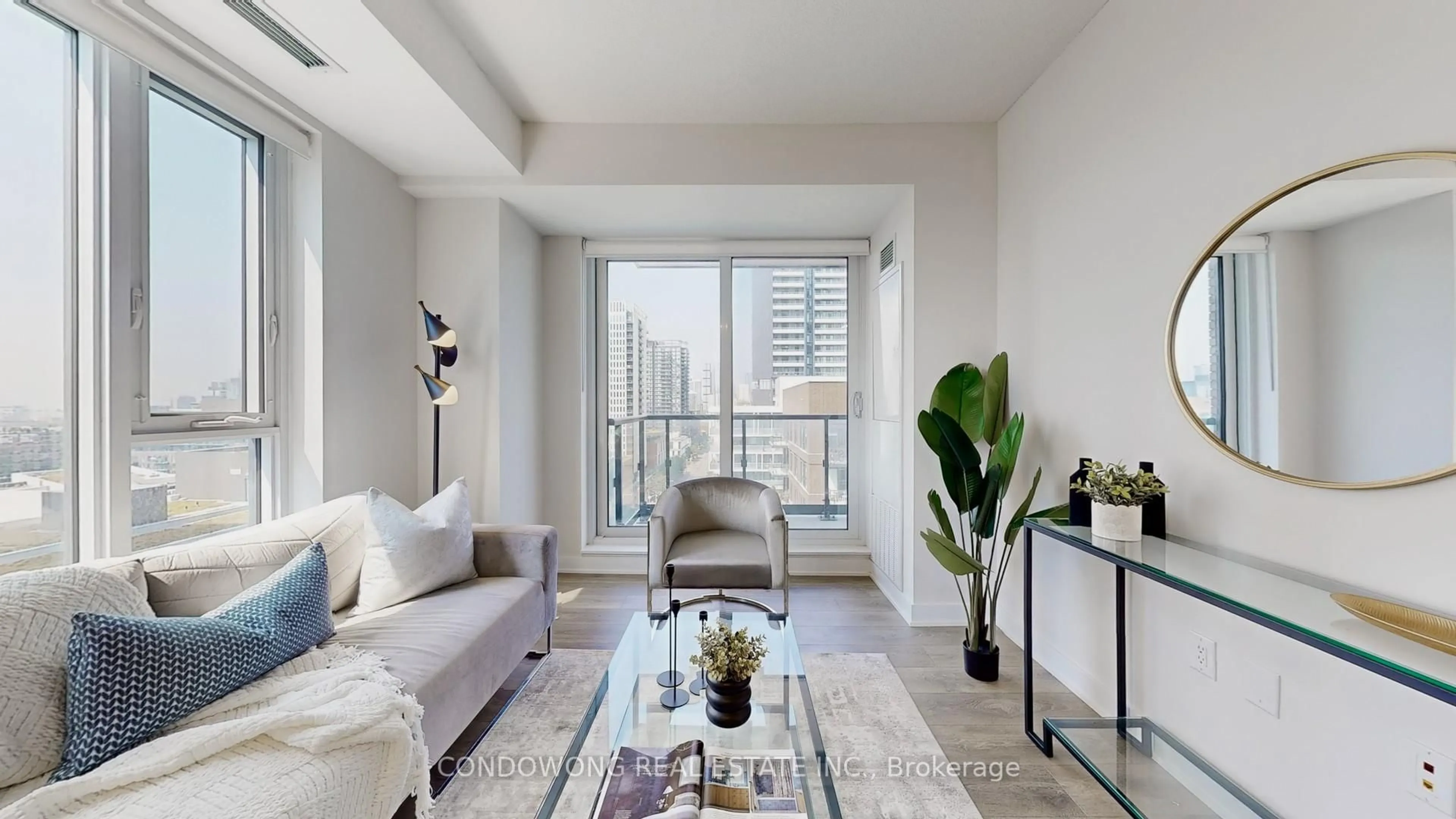 Living room with furniture, unknown for 130 River St #1203, Toronto Ontario M5A 0R8