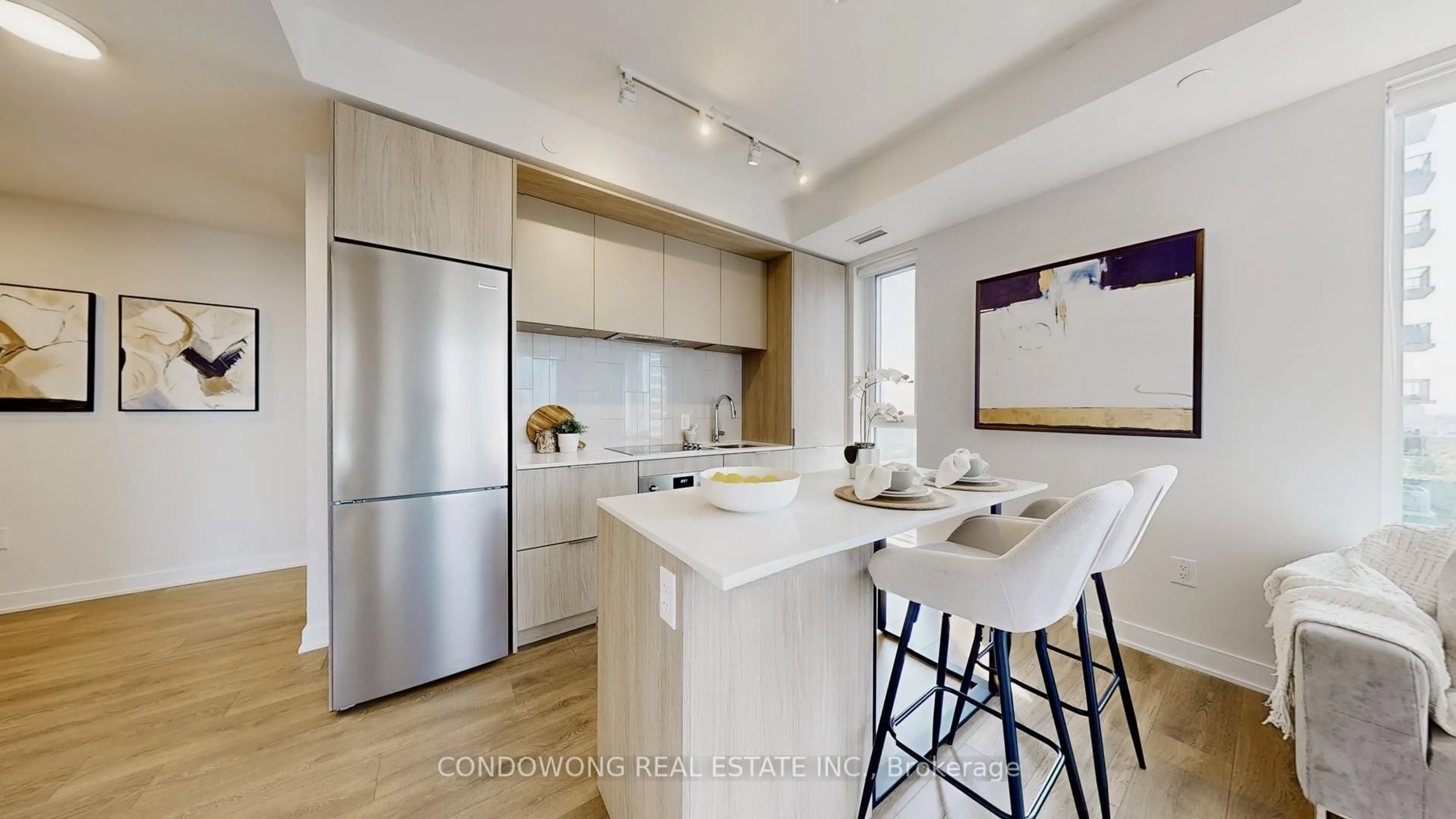 Open concept kitchen, unknown for 130 River St #1203, Toronto Ontario M5A 0R8
