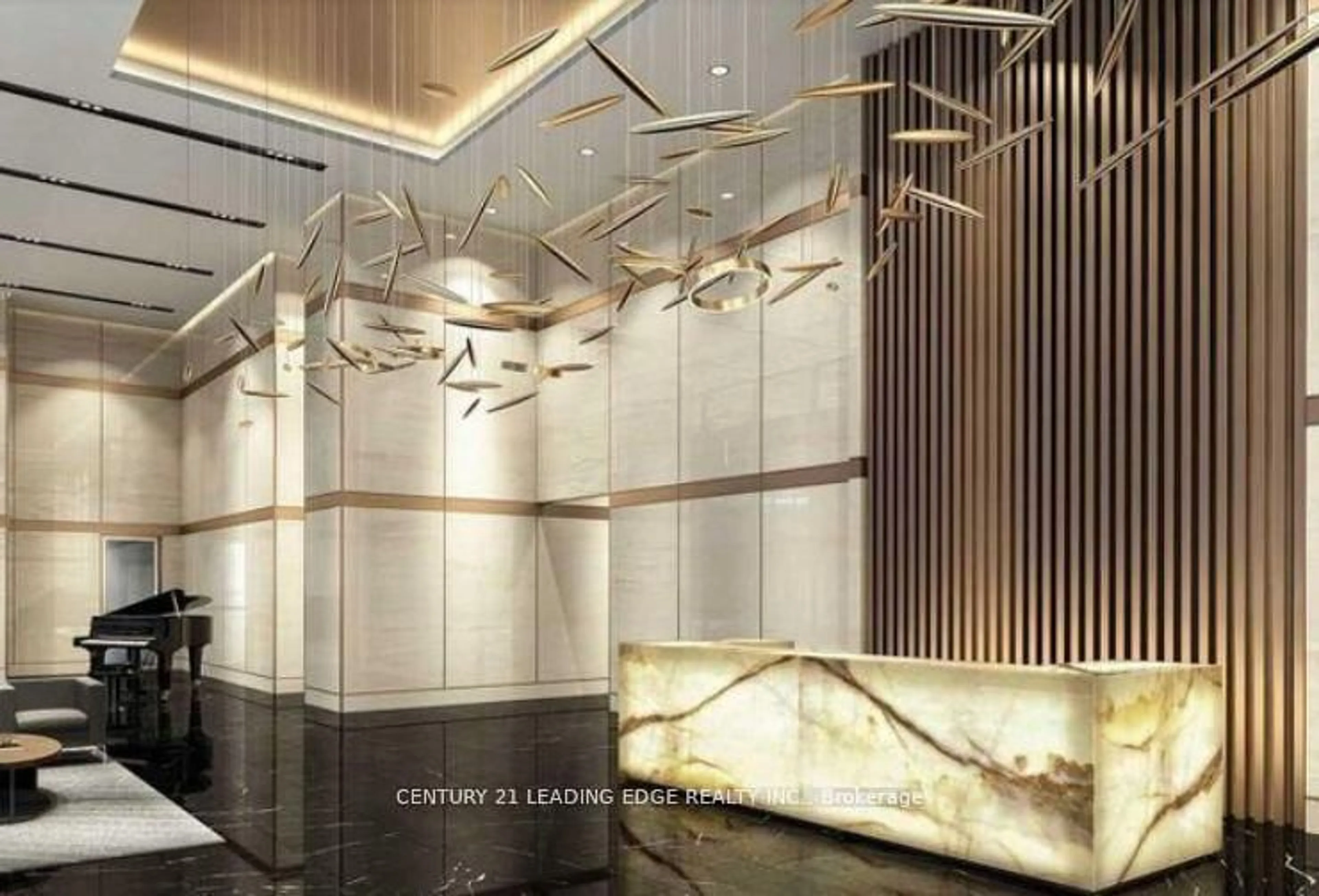 Indoor foyer for 17 Bathurst St #2509, Toronto Ontario M5V 0N1