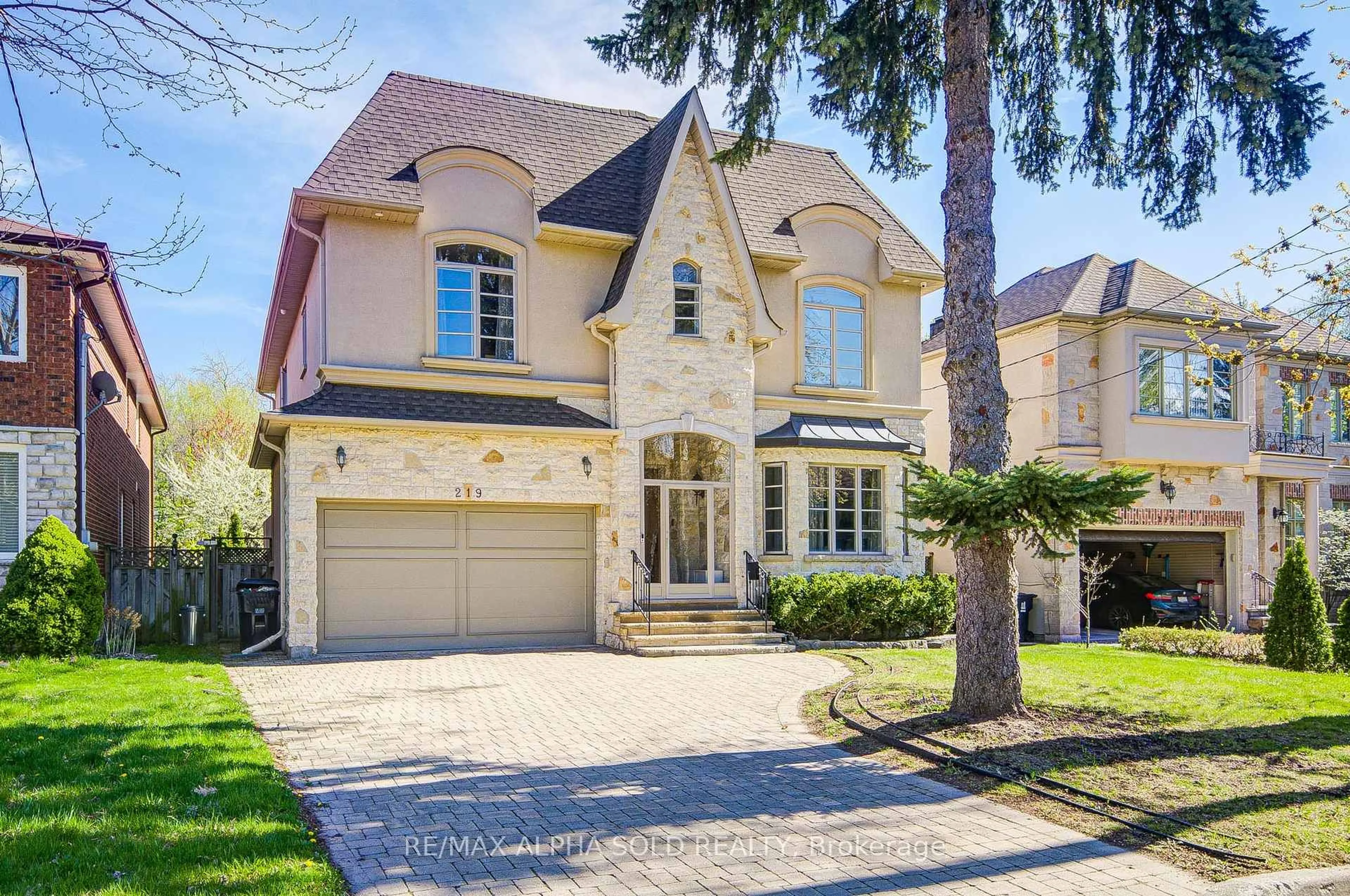 Home with brick exterior material, street for 219 Greenfield Ave, Toronto Ontario M2N 3E2