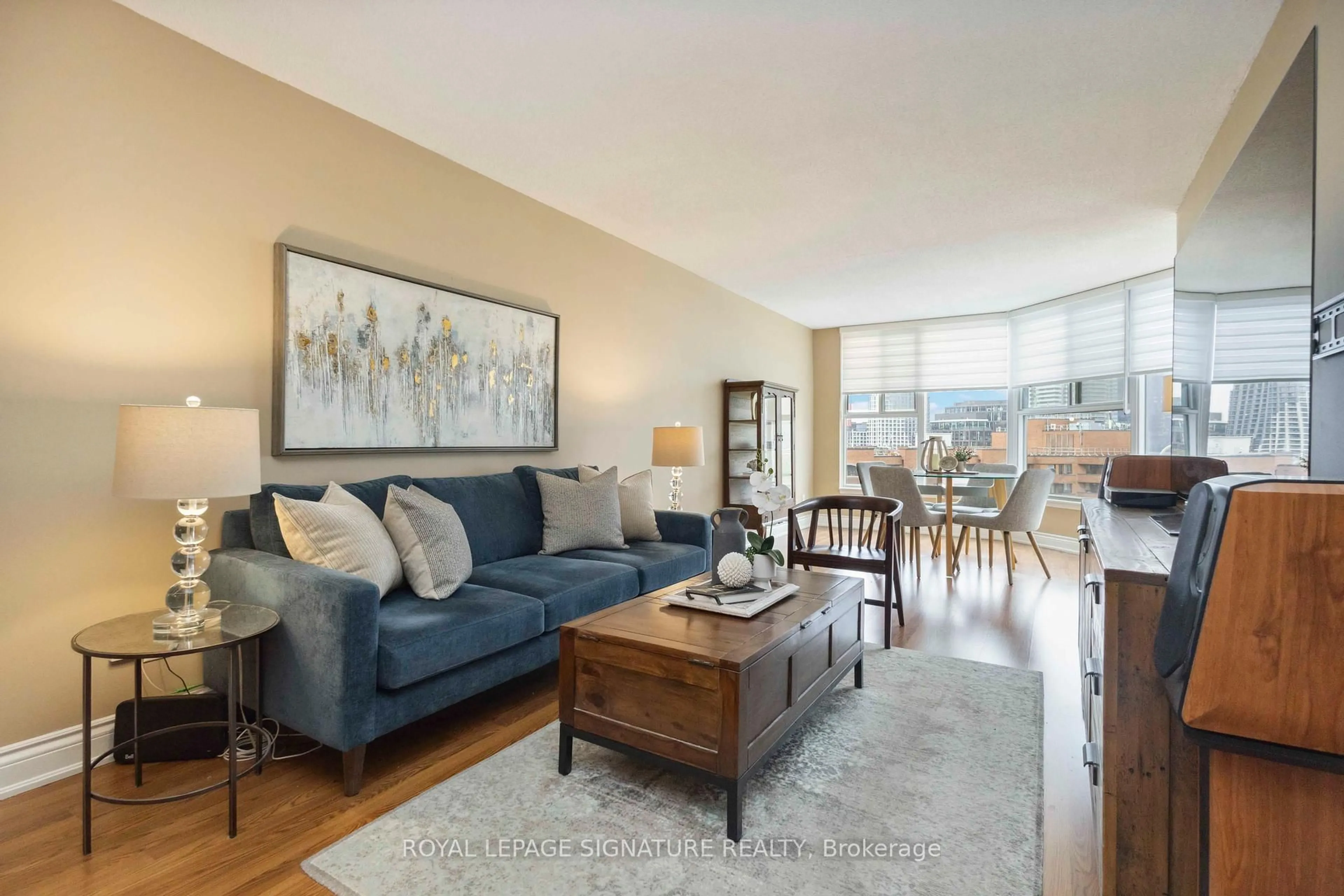 Living room with furniture, unknown for 222 The Esplanade #1007, Toronto Ontario M5A 4M8