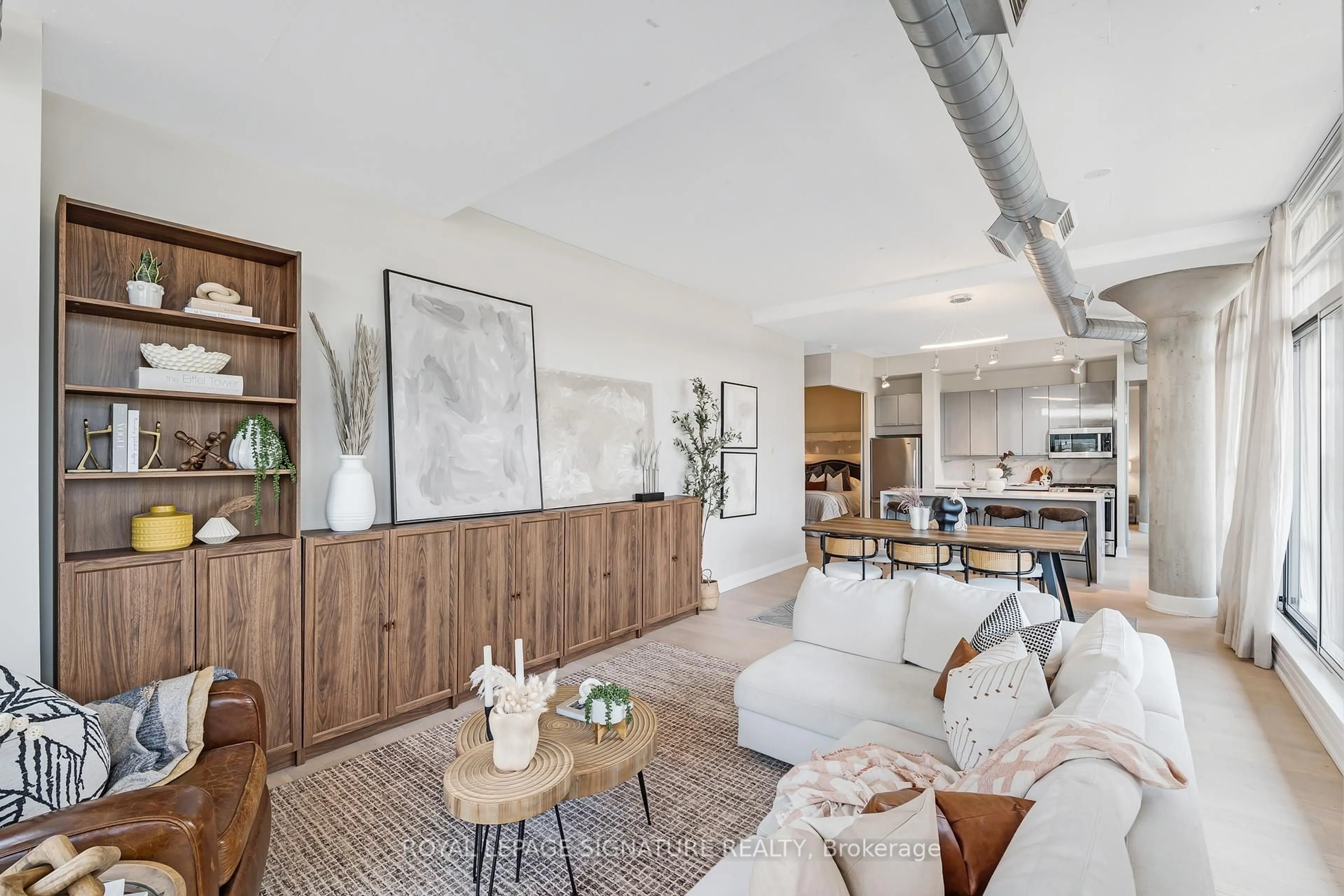 Living room with furniture, unknown for 66 Portland St #708, Toronto Ontario M5V 2M6