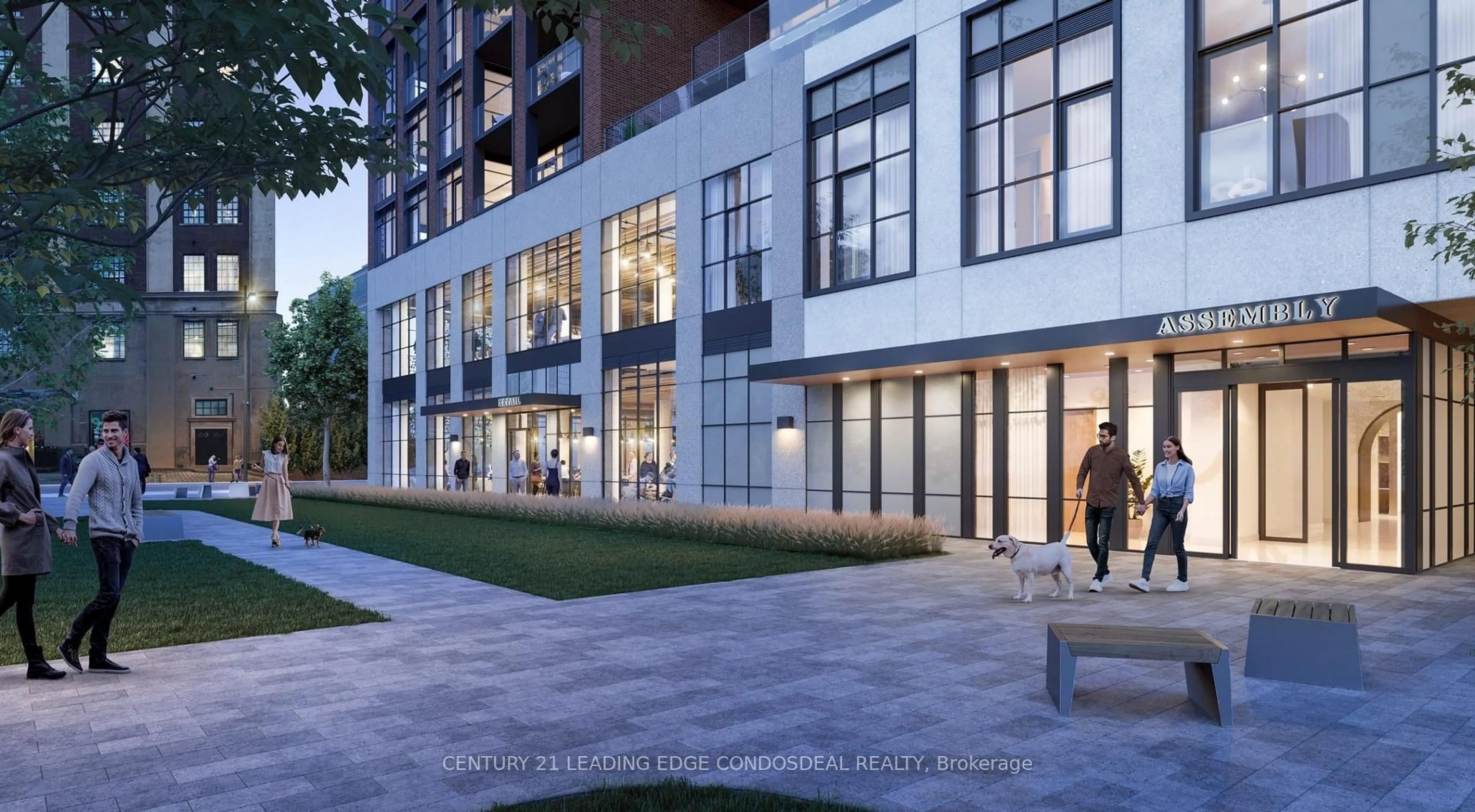 Indoor foyer for 181 Sterling Rd #LPH04, Toronto Ontario M6R 2B2