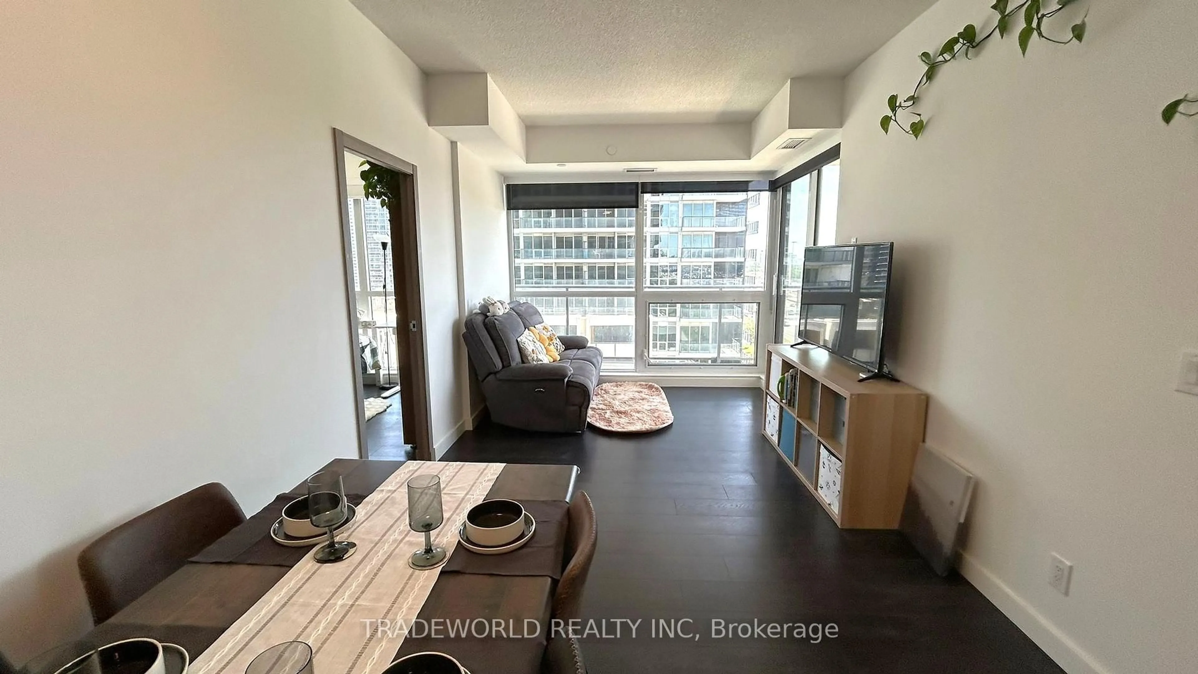 Living room with furniture, unknown for 27 McMahon Dr #702, Toronto Ontario M2K 0J2