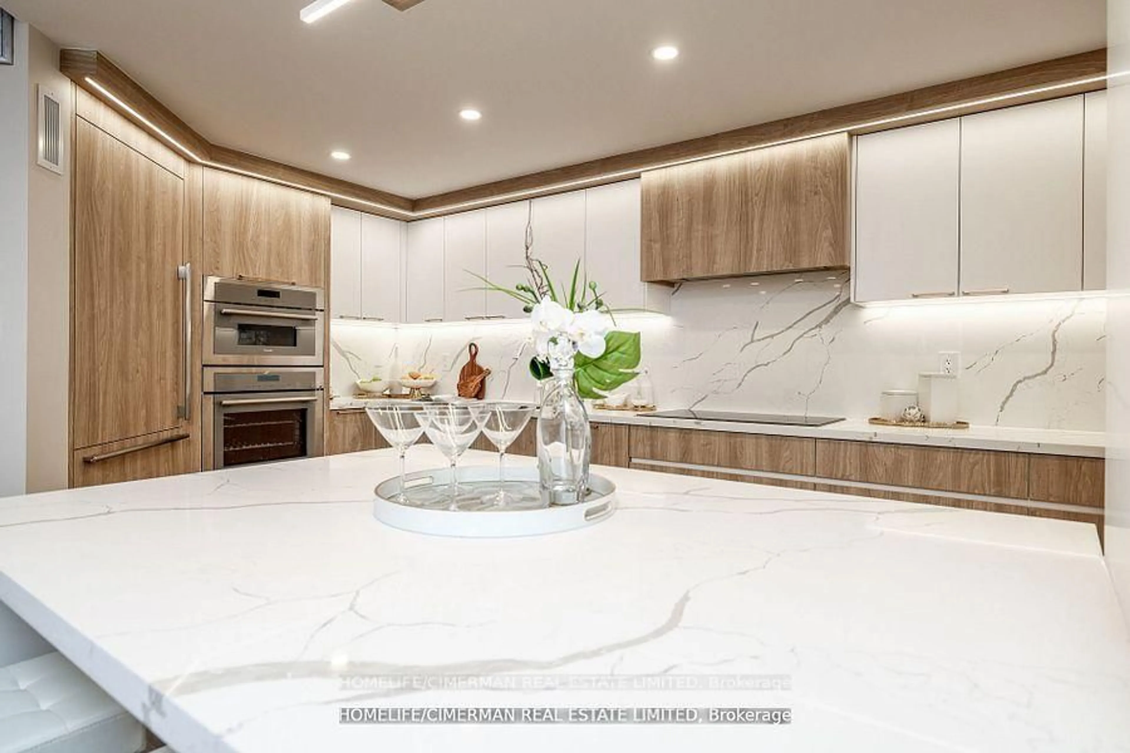 Contemporary kitchen, ceramic/tile floor for 240 Heath St #1002, Toronto Ontario M5P 3L5