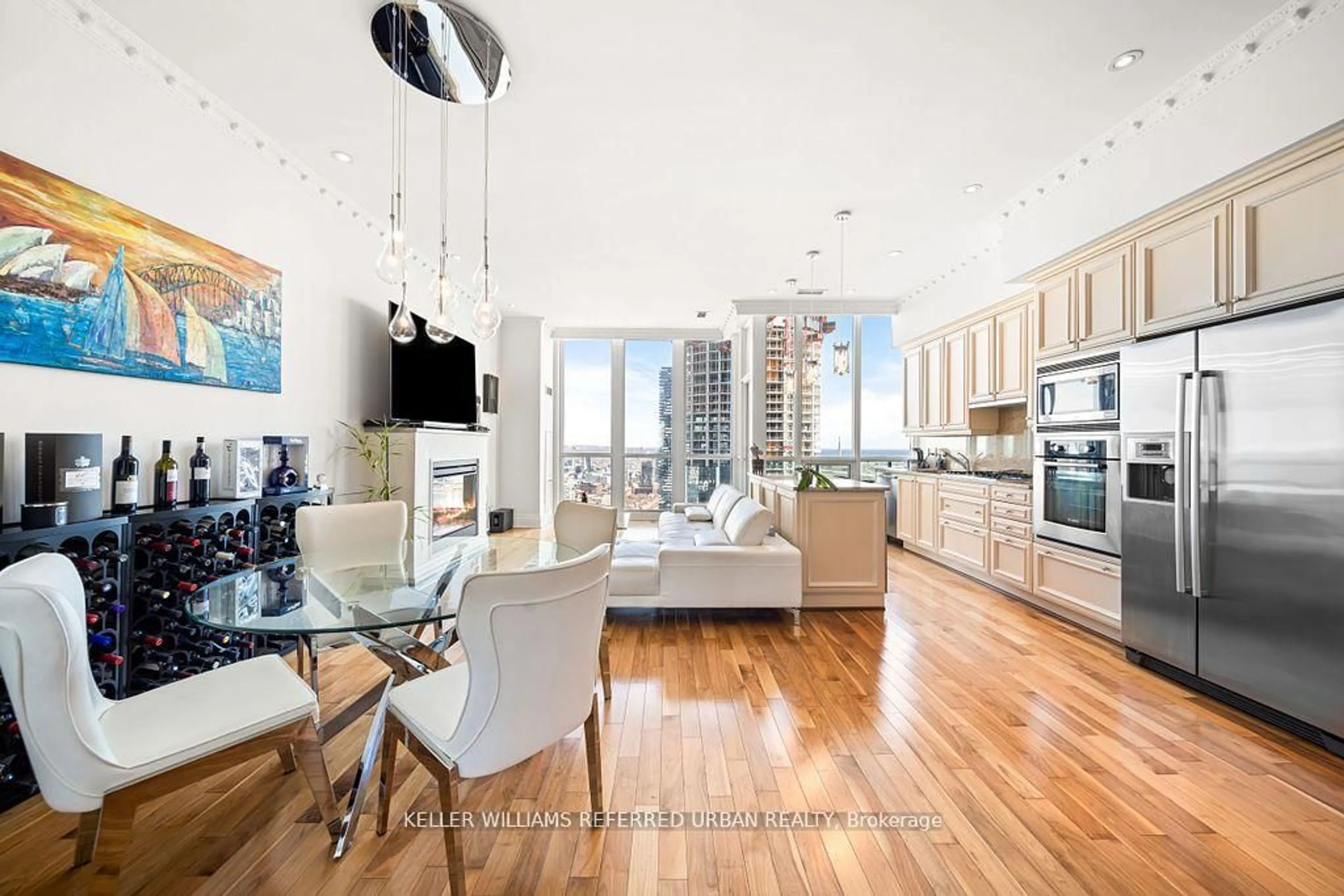 Open concept kitchen, unknown for 16 Harbour St #5304, Toronto Ontario M5J 2Z7