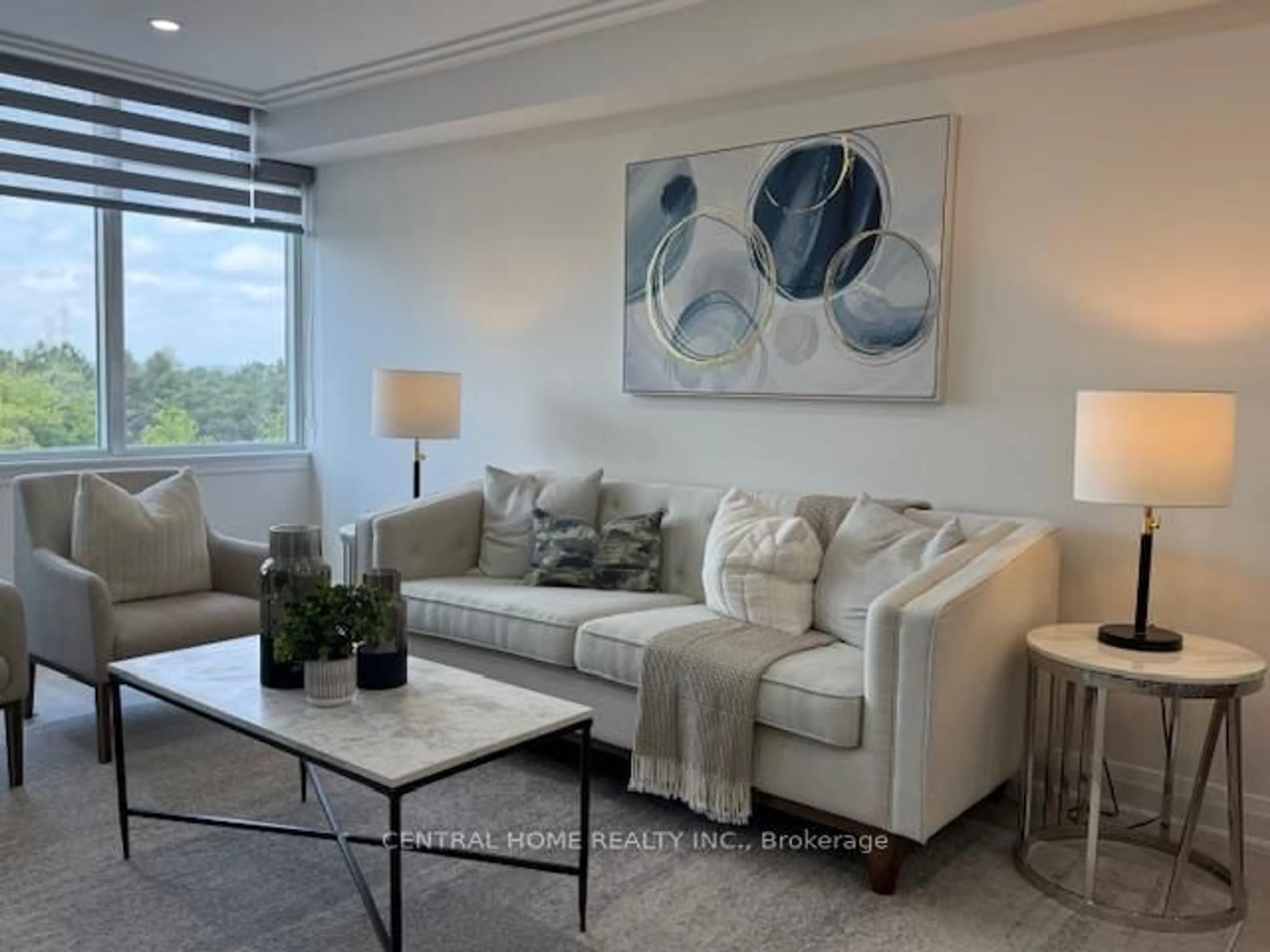 Living room with furniture, unknown for 55 Skymark Dr #605, Toronto Ontario M2H 3N4