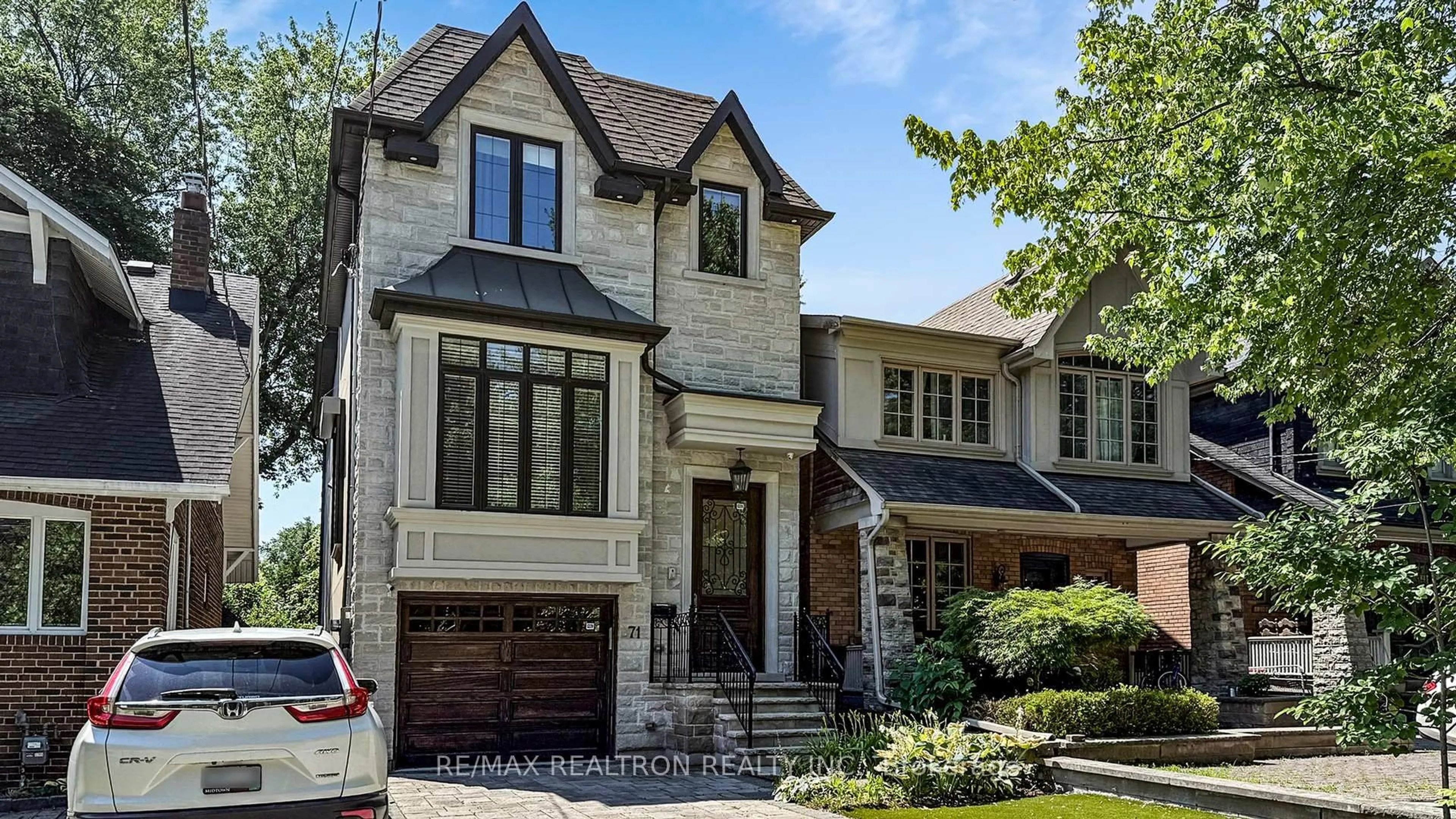Home with brick exterior material, street for 71 Deloraine Ave, Toronto Ontario M5M 2A8