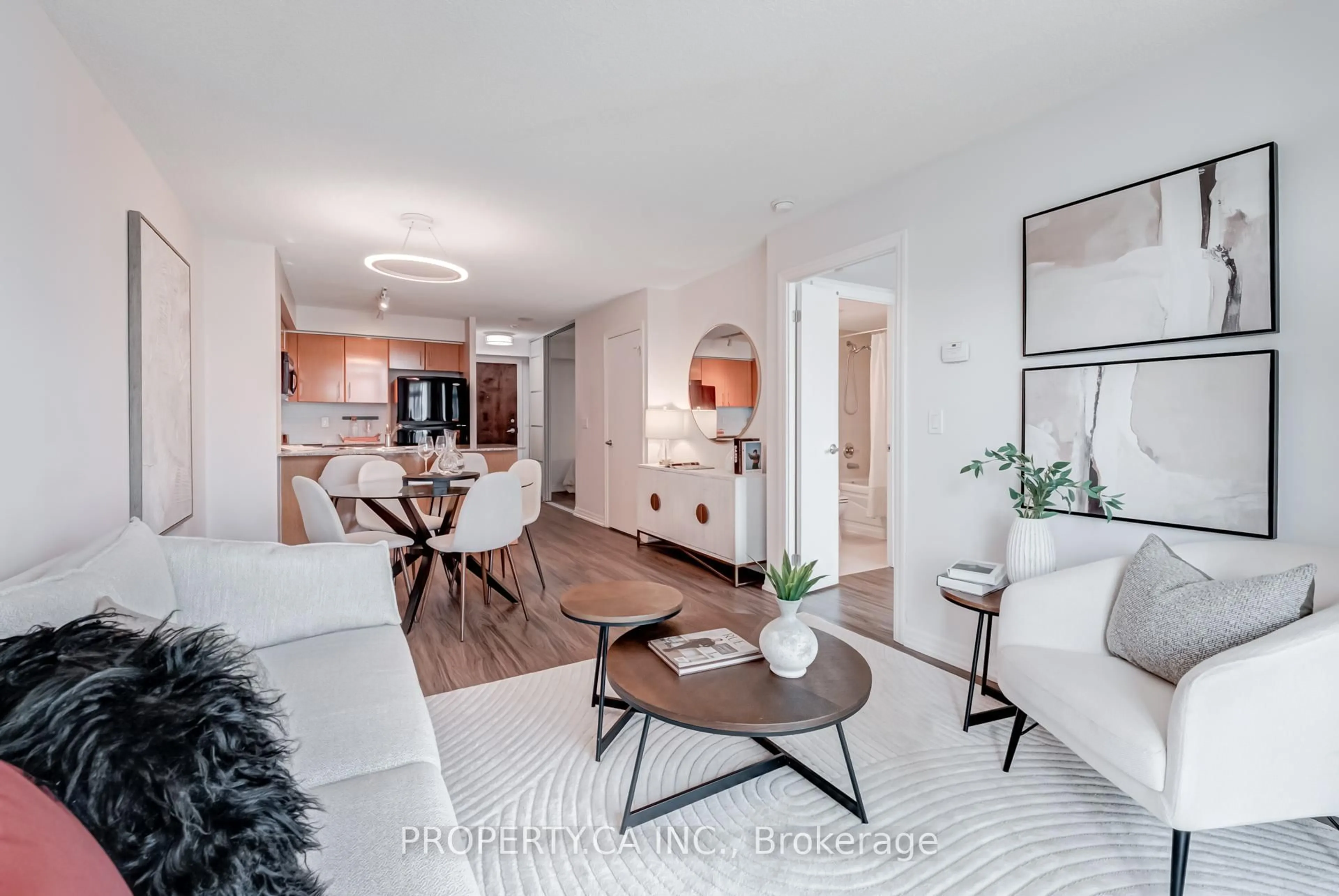 Living room with furniture, unknown for 16 Yonge St #807, Toronto Ontario M5E 2A1