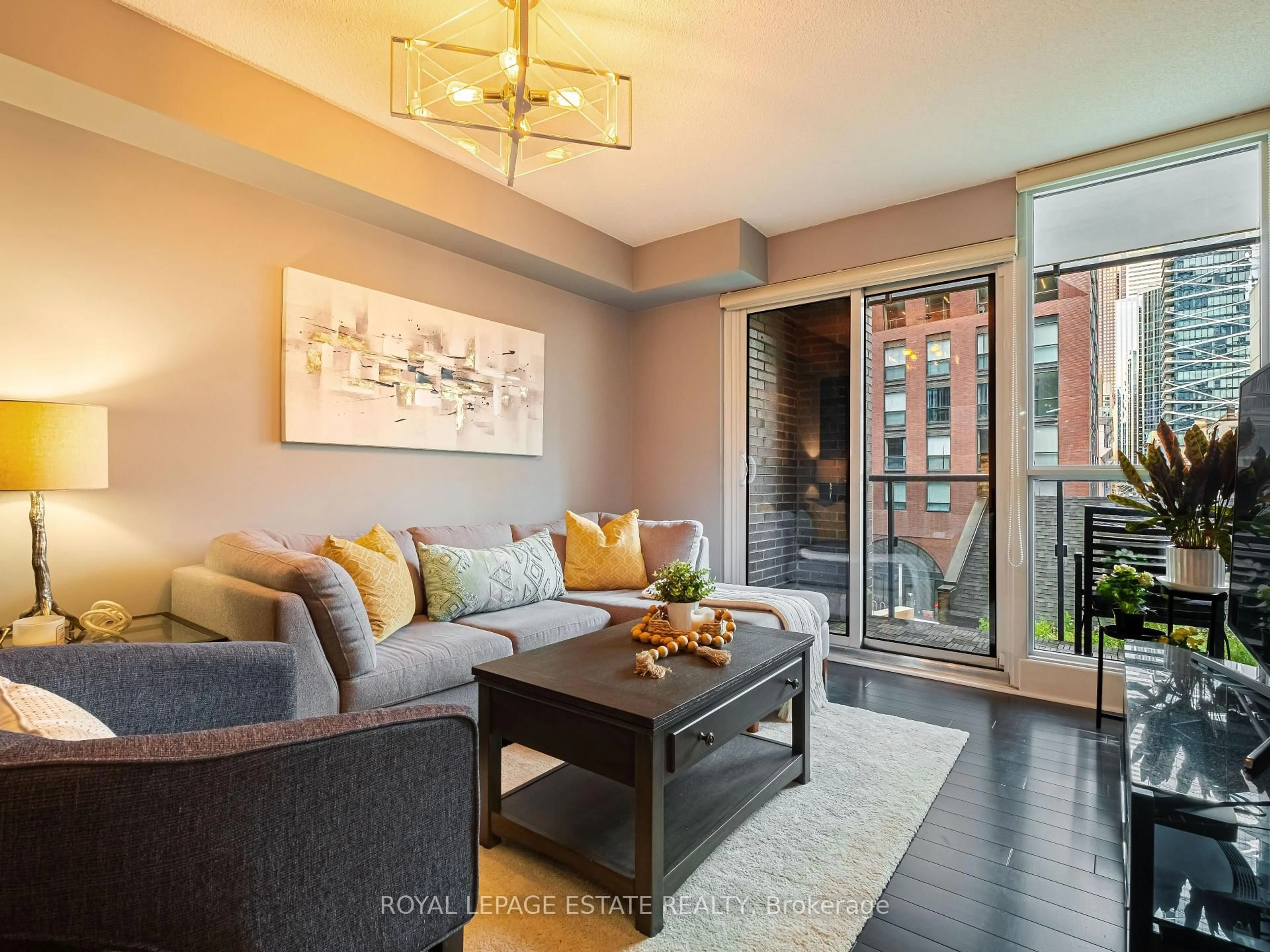 Living room with furniture, unknown for 295 Adelaide St #313, Toronto Ontario M5V 0L4