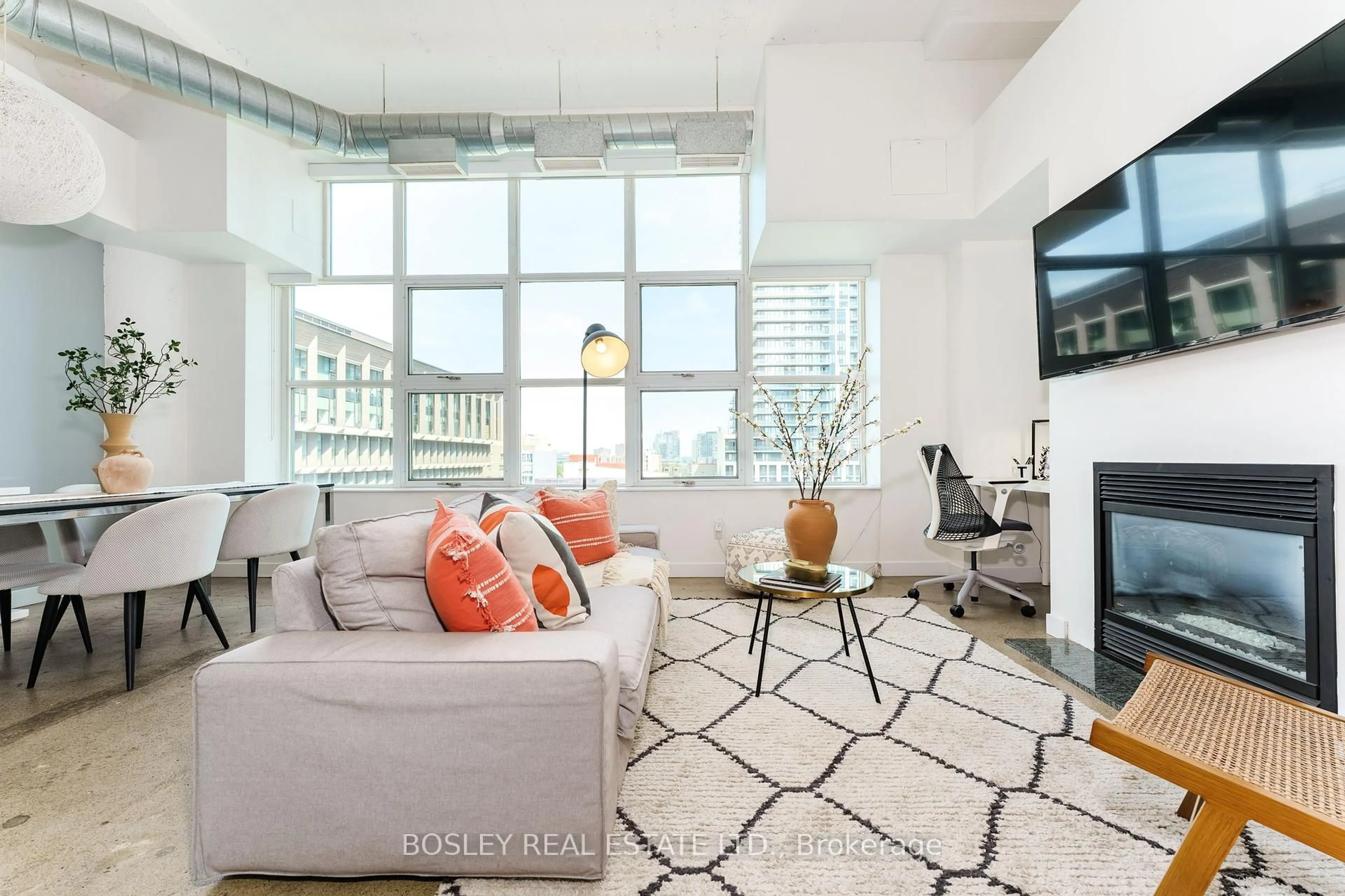 Living room with furniture, unknown for 155 Dalhousie St #748, Toronto Ontario M5B 2P7