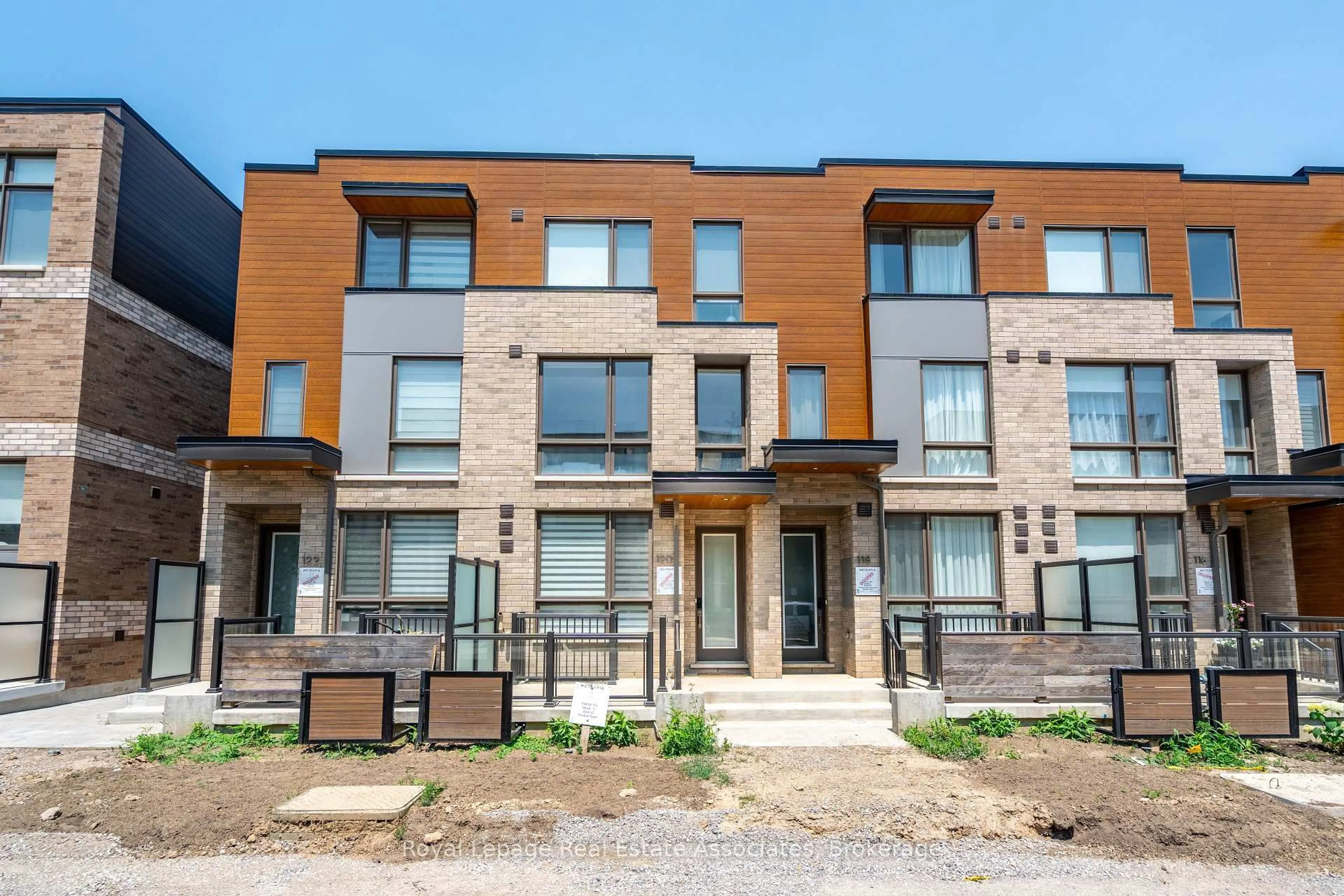 Home with brick exterior material, street for 120 Green Gardens Blvd, Toronto Ontario M6A 0E5