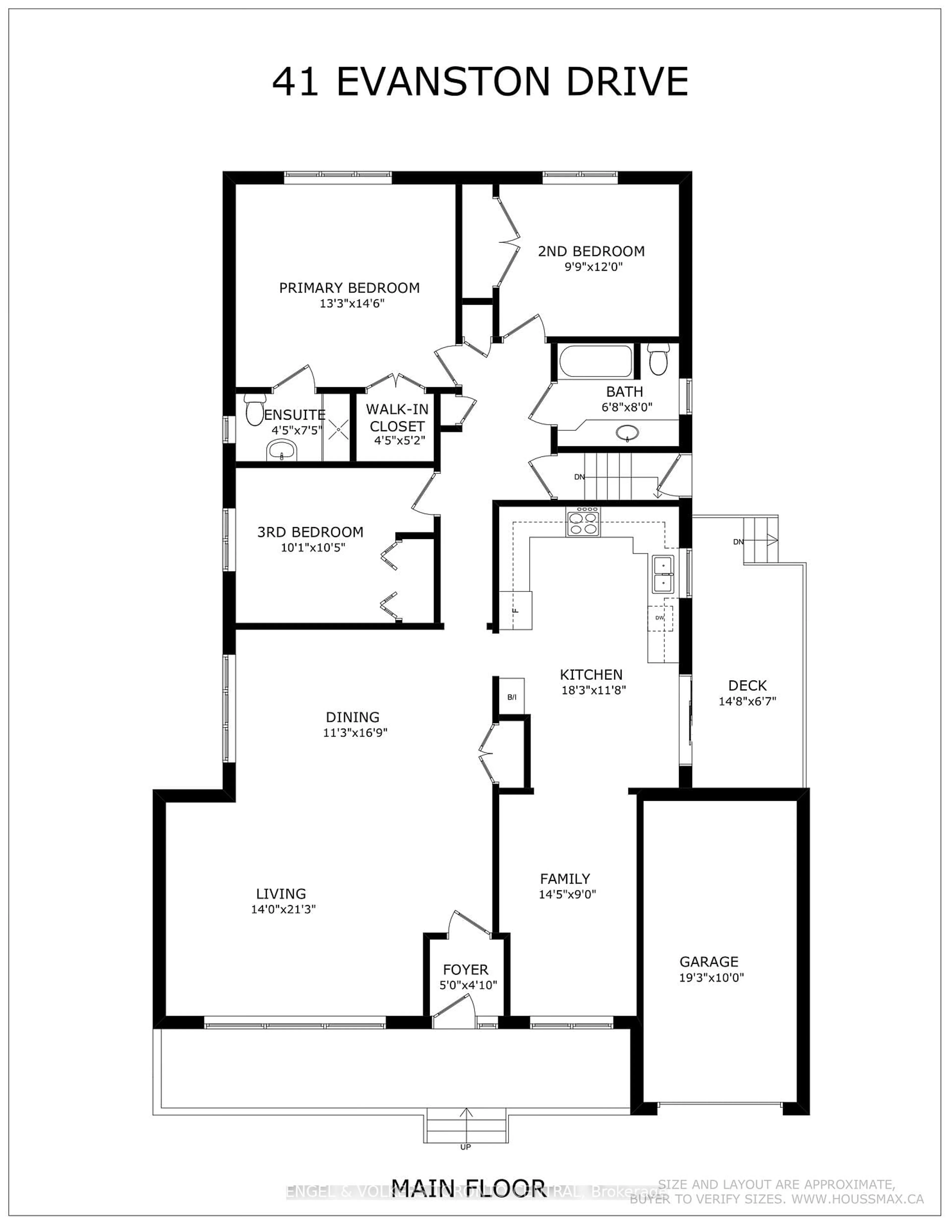Floor plan for 41 Evanston Dr, Toronto Ontario M3H 5P2