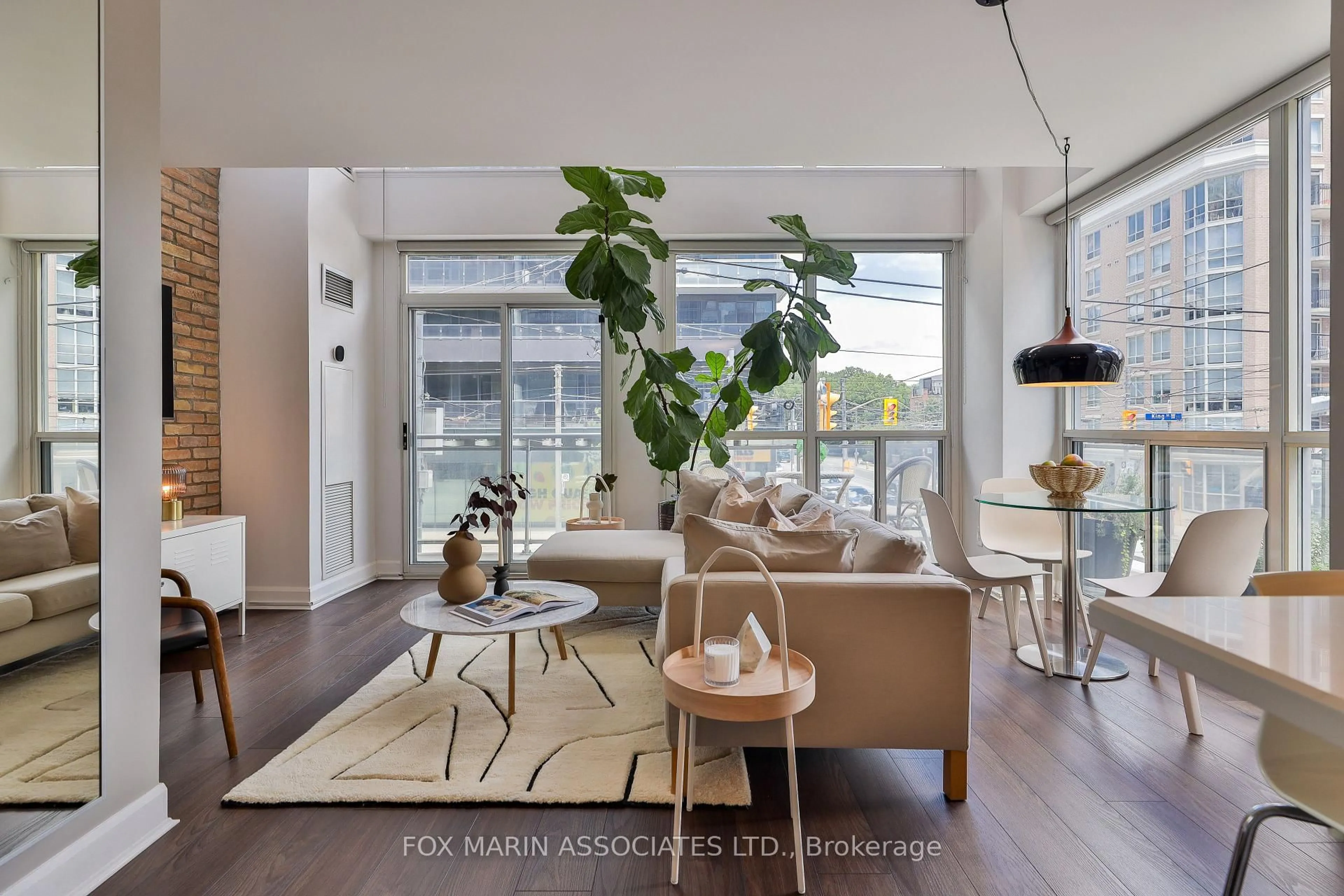 Living room with furniture, unknown for 1029 King St #230, Toronto Ontario M6K 3M9