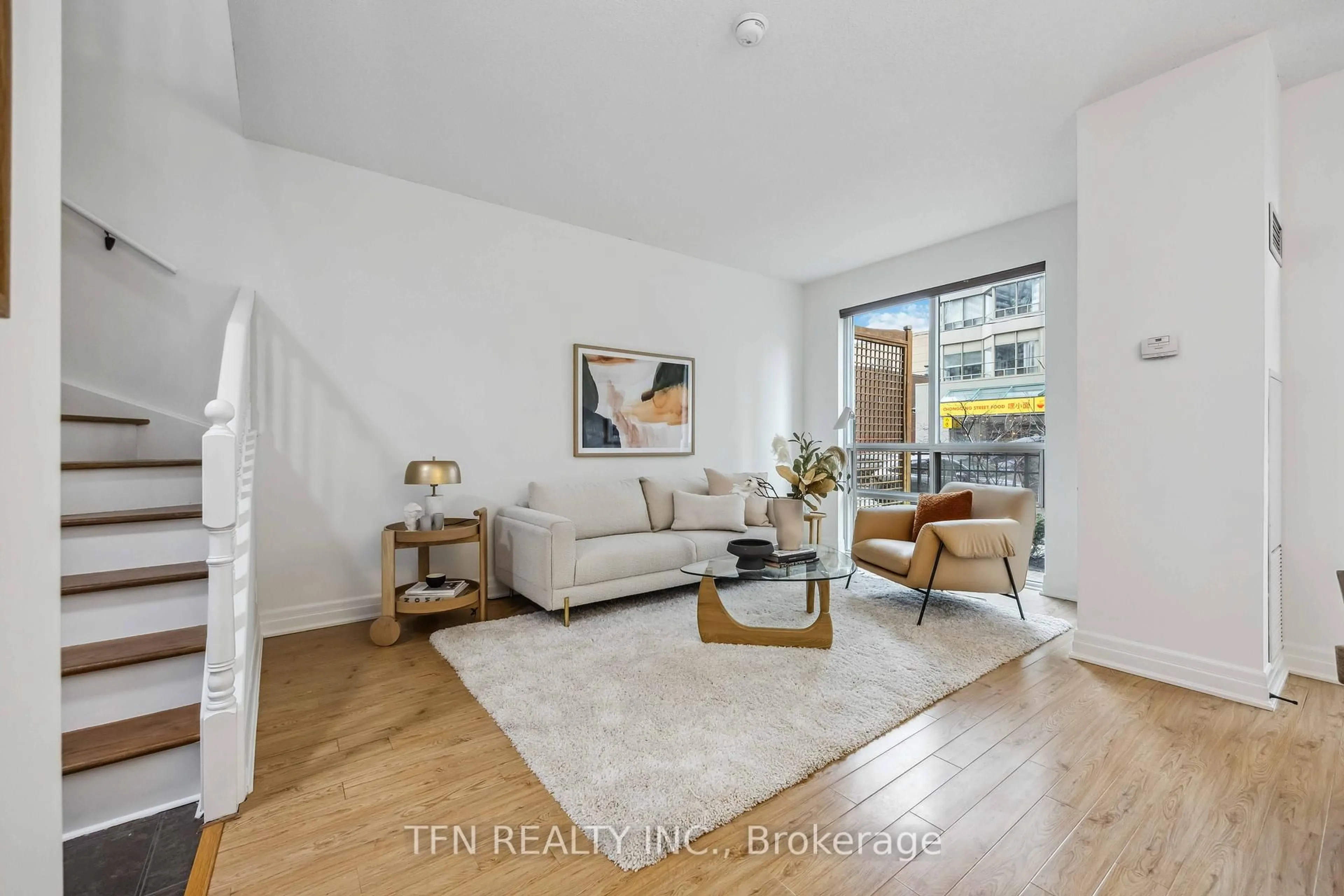 Living room with furniture, unknown for 18 Spring Garden Ave #109, Toronto Ontario M2N 7M2