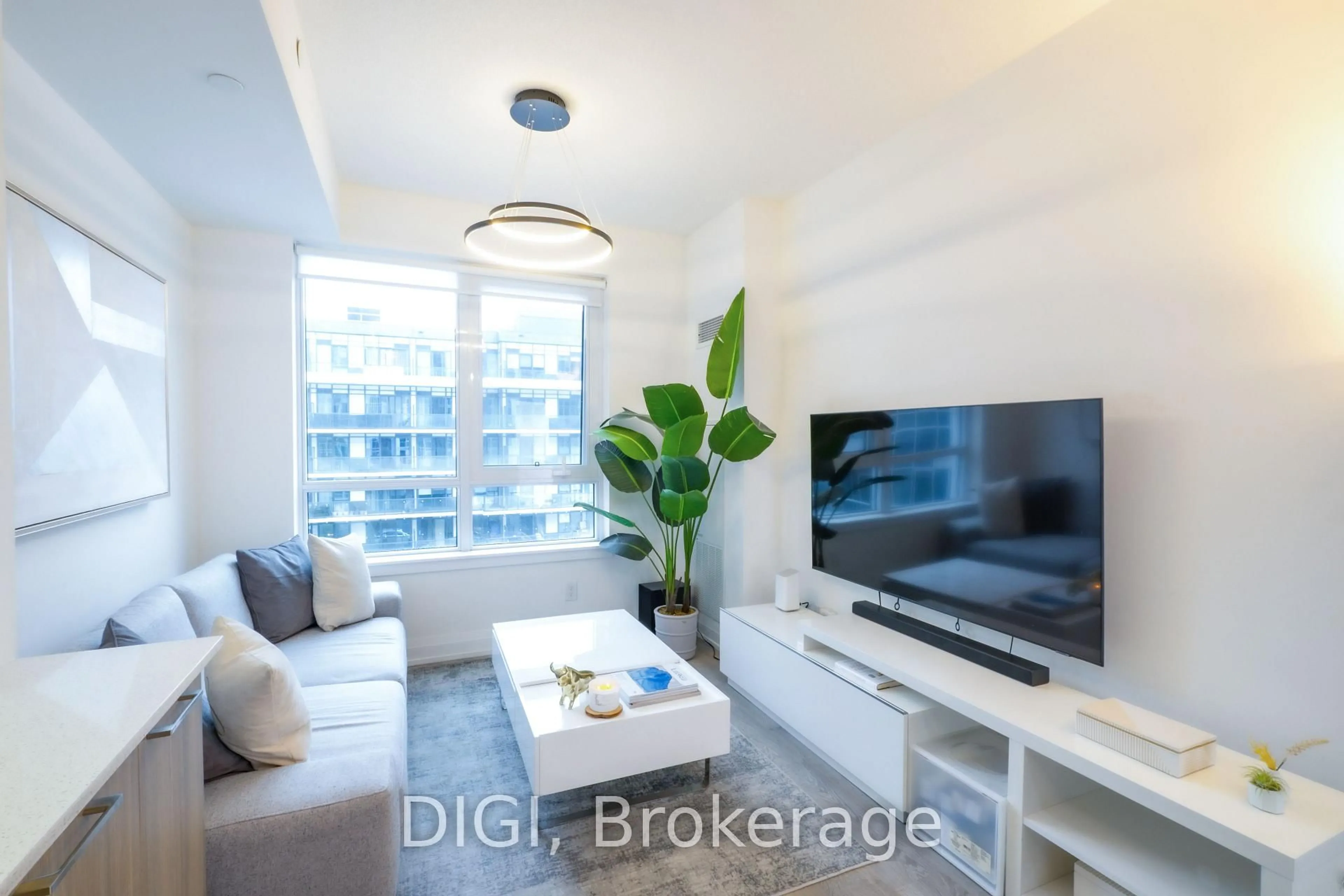 Living room with furniture, unknown for 591 Sheppard Ave #636, Toronto Ontario M2K 0G2