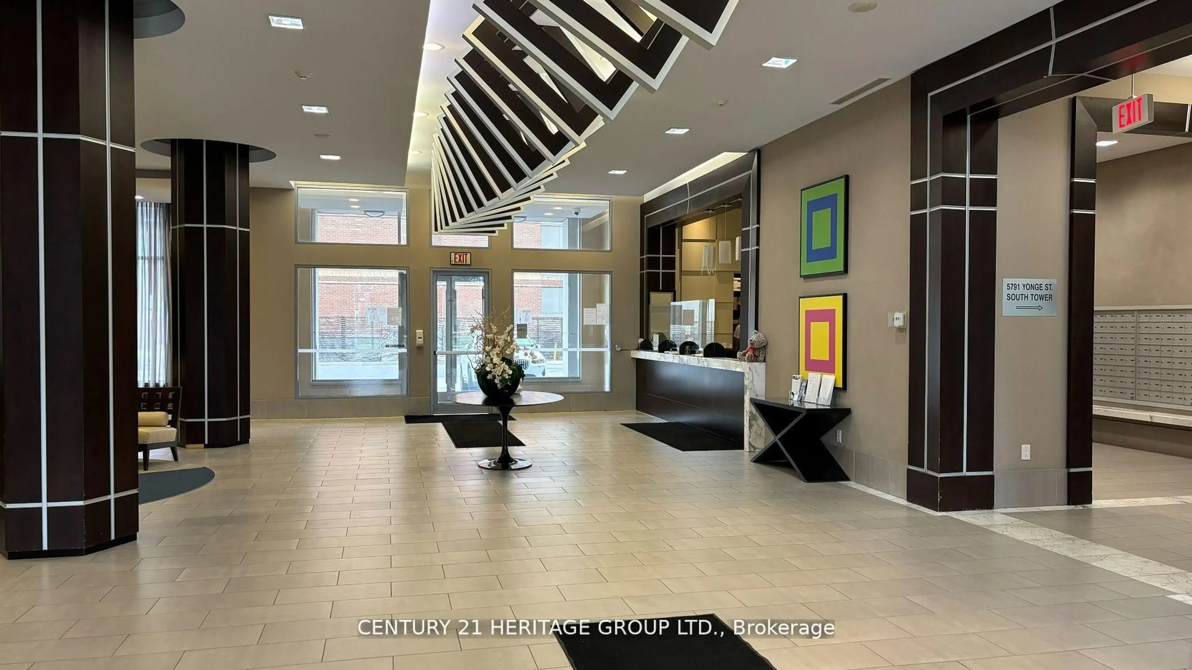 Lobby for 5793 Yonge St #2105, Toronto Ontario M2M 0A9