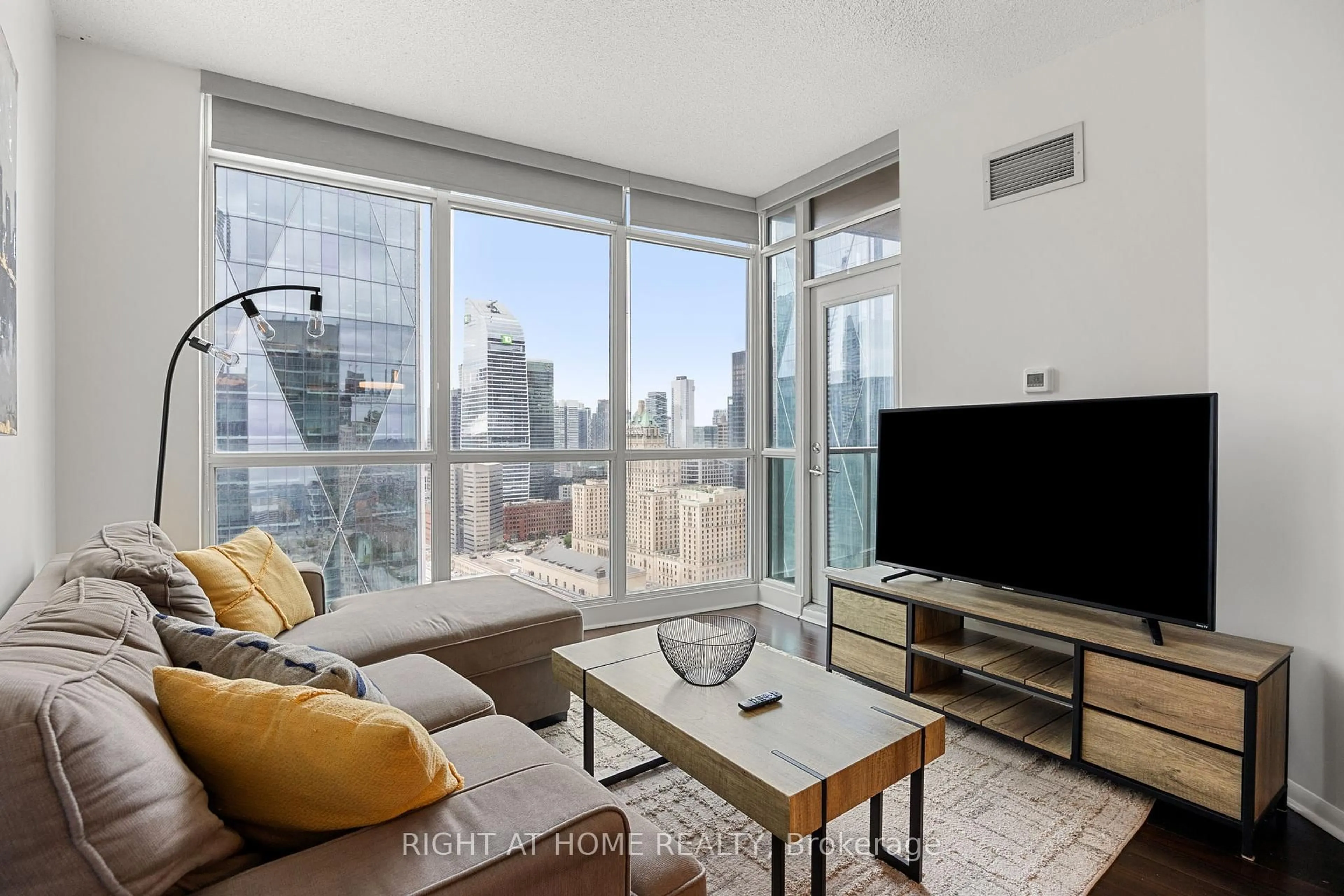 Living room with furniture, unknown for 18 Yonge St #3602, Toronto Ontario M5E 1Z8