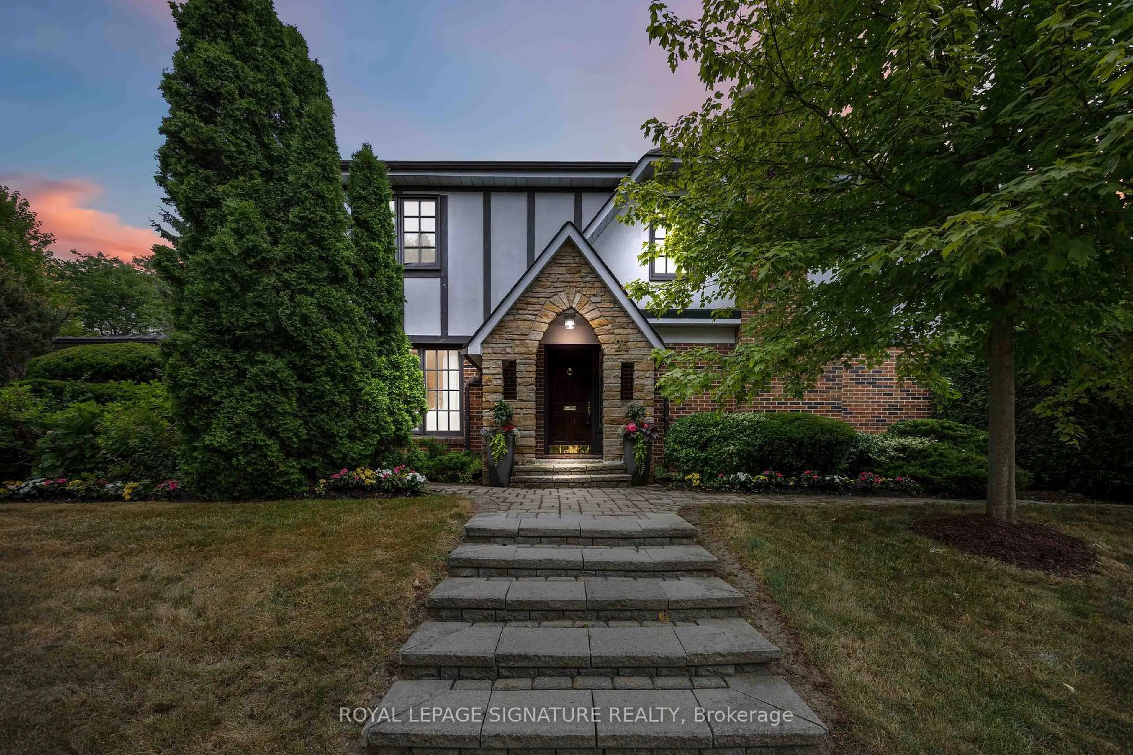 Home with brick exterior material, street for 25 Harlington Rd, Toronto Ontario M3B 3G3