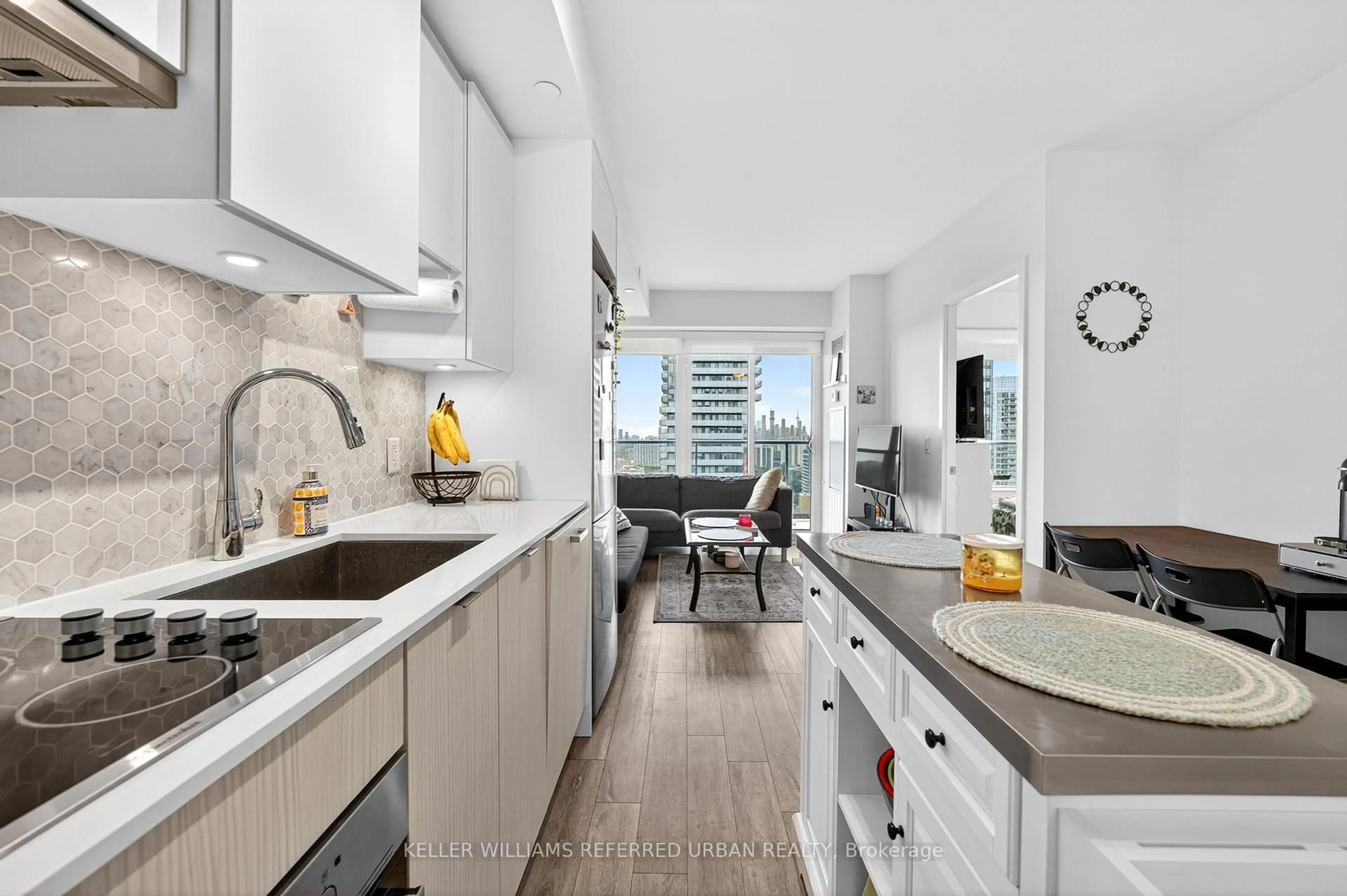 Open concept kitchen, unknown for 195 Redpath Ave #3108, Toronto Ontario M4P 0E4