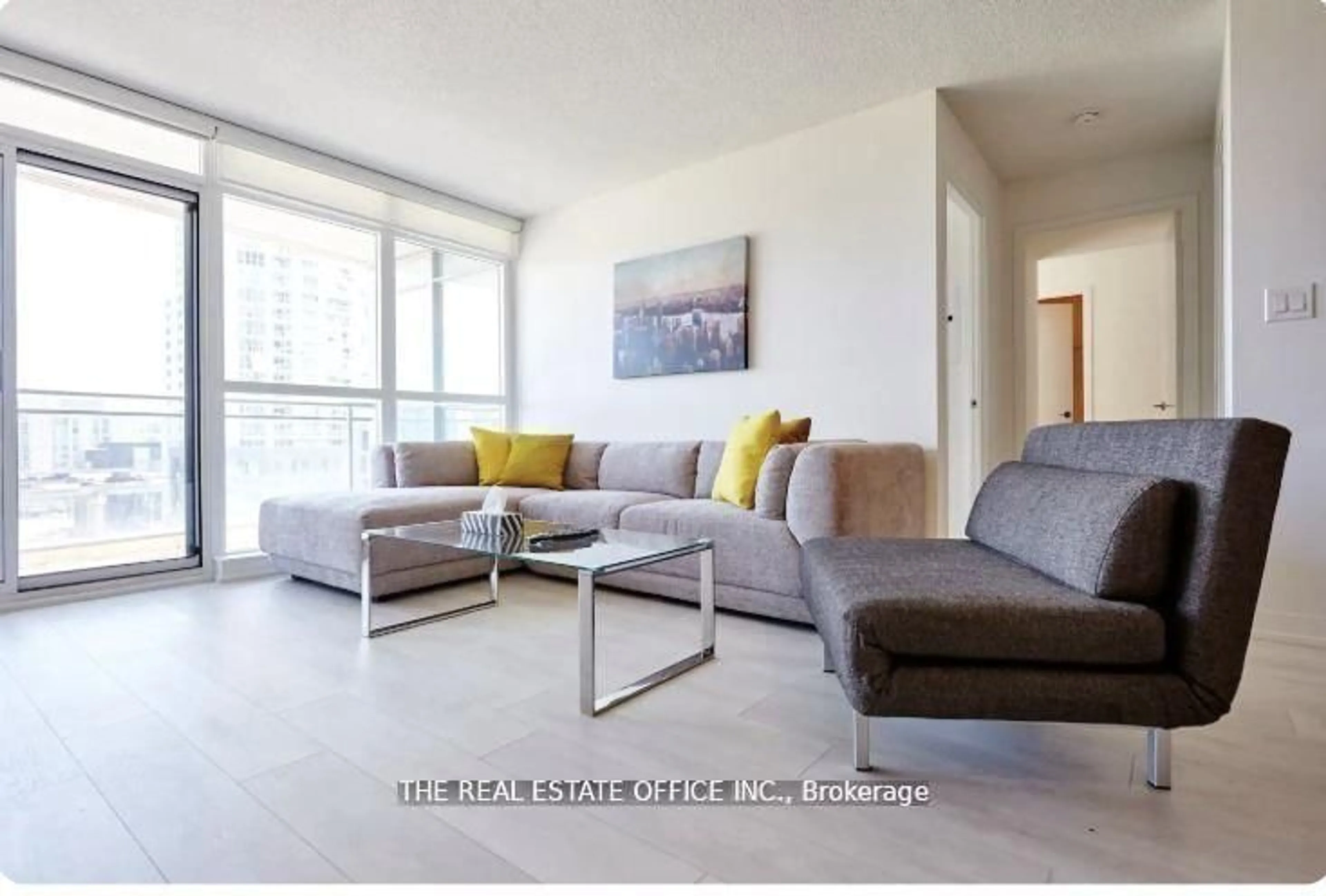 Living room with furniture, unknown for 151 Dan Leckie Way #603, Toronto Ontario M5V 4B2
