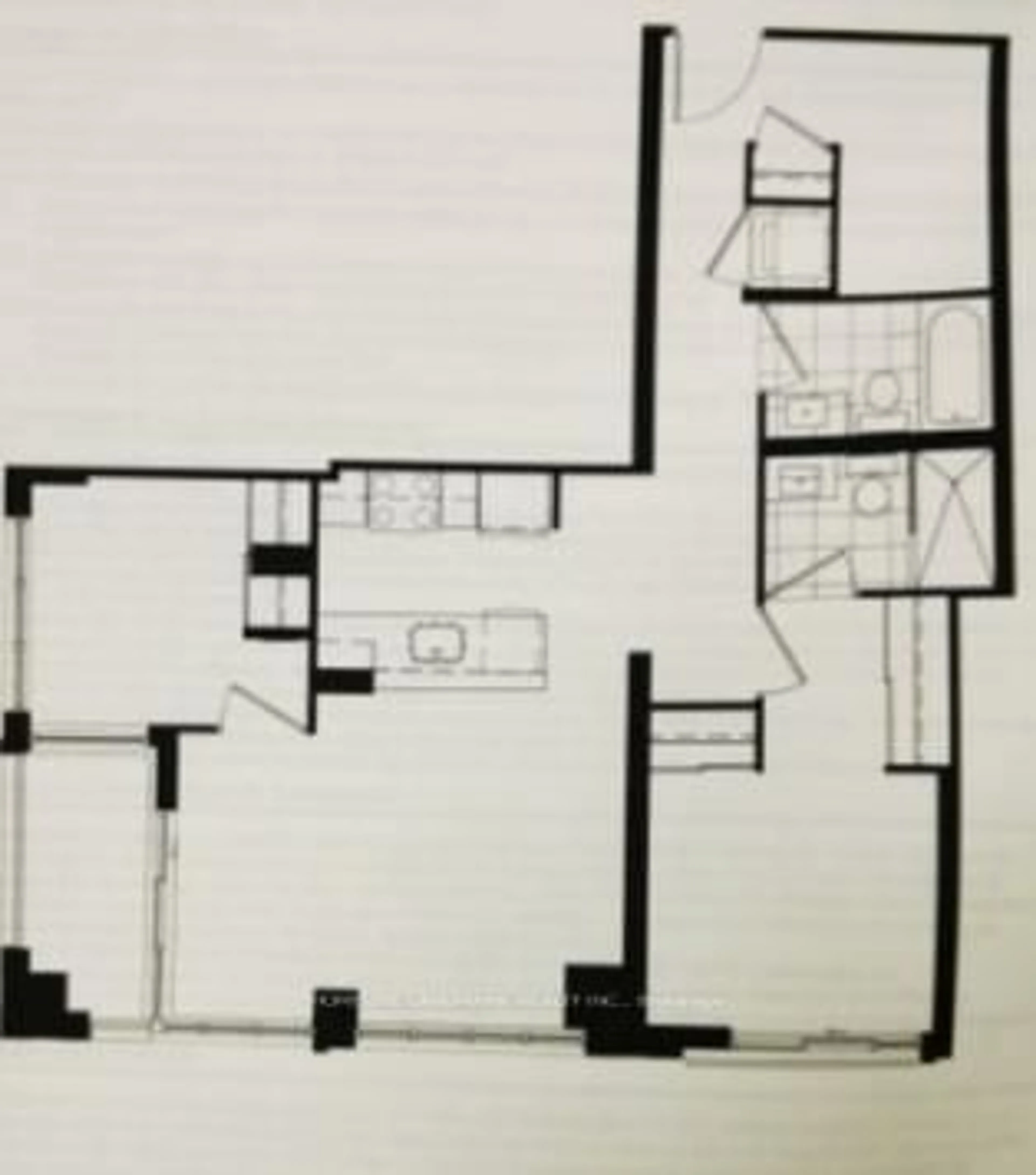 Floor plan for 35 Bastion St #509, Toronto Ontario M5V 0C2