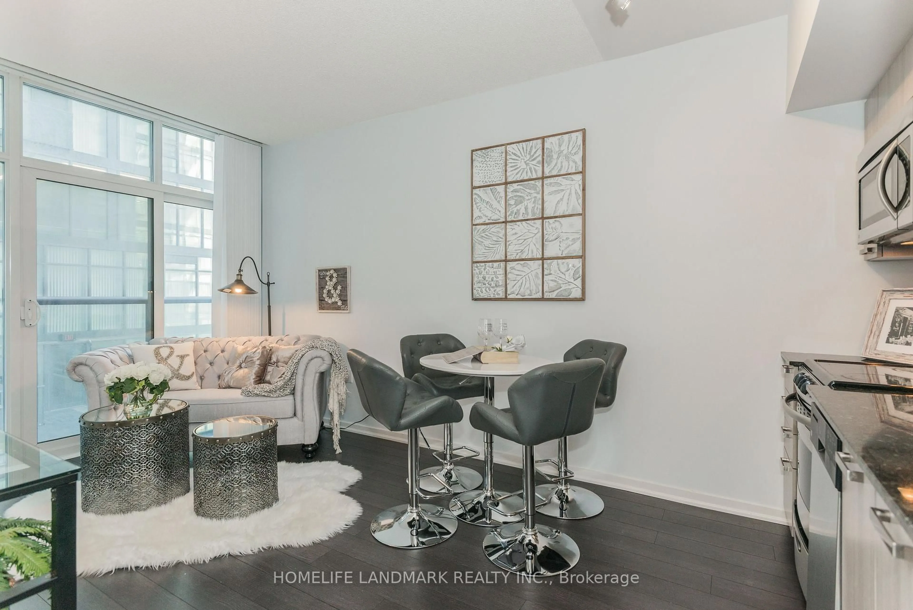 Living room with furniture, unknown for 36 Lisgar St #812W, Toronto Ontario M6J 0C7