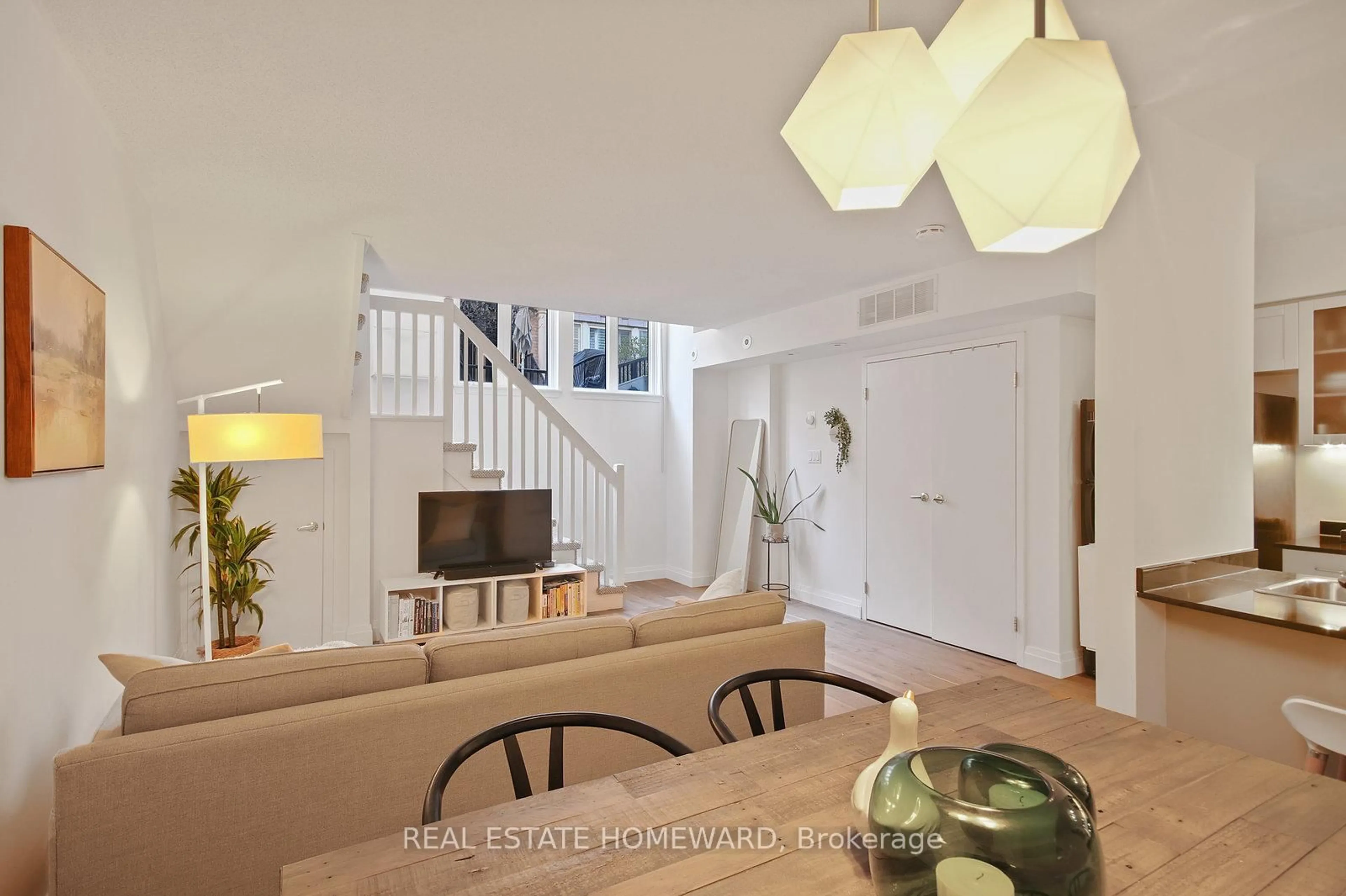 Living room with furniture, unknown for 34 Western Battery Rd #429, Toronto Ontario M6K 3N9