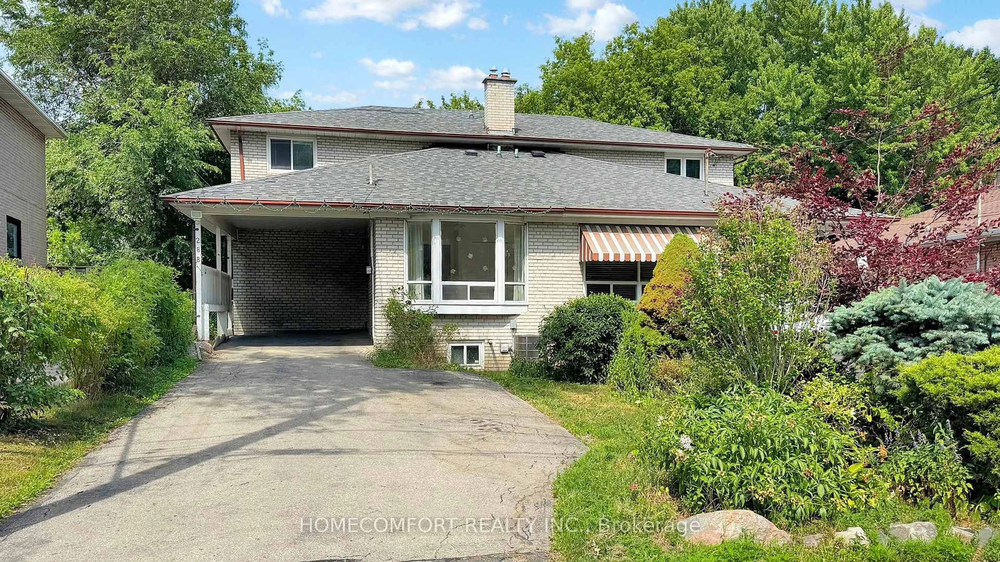 Home with brick exterior material, street for 288 Woodsworth Rd, Toronto Ontario M2L 2T6