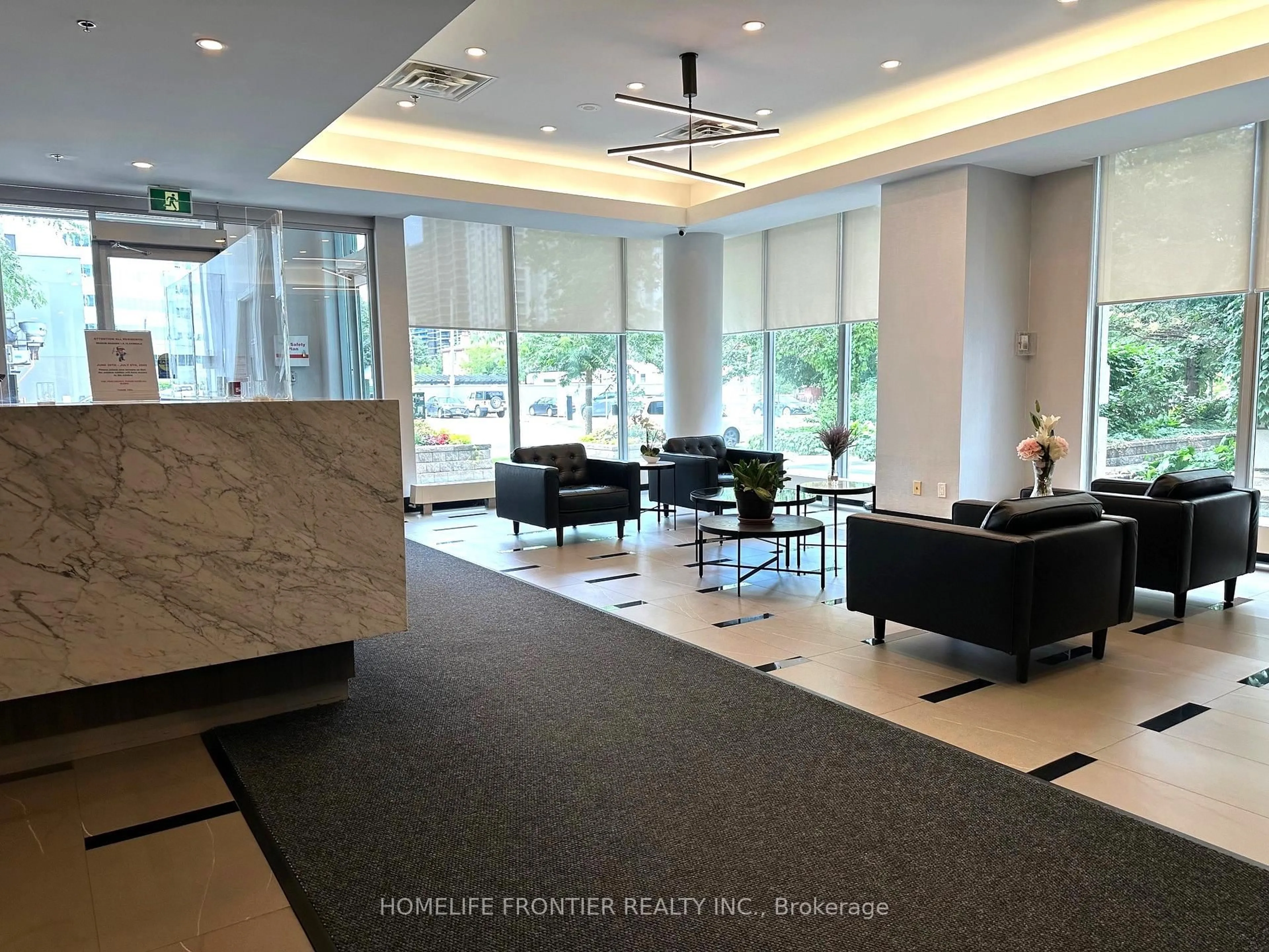 Lobby for 1 Avondale Ave #903, Toronto Ontario M2N 7J1