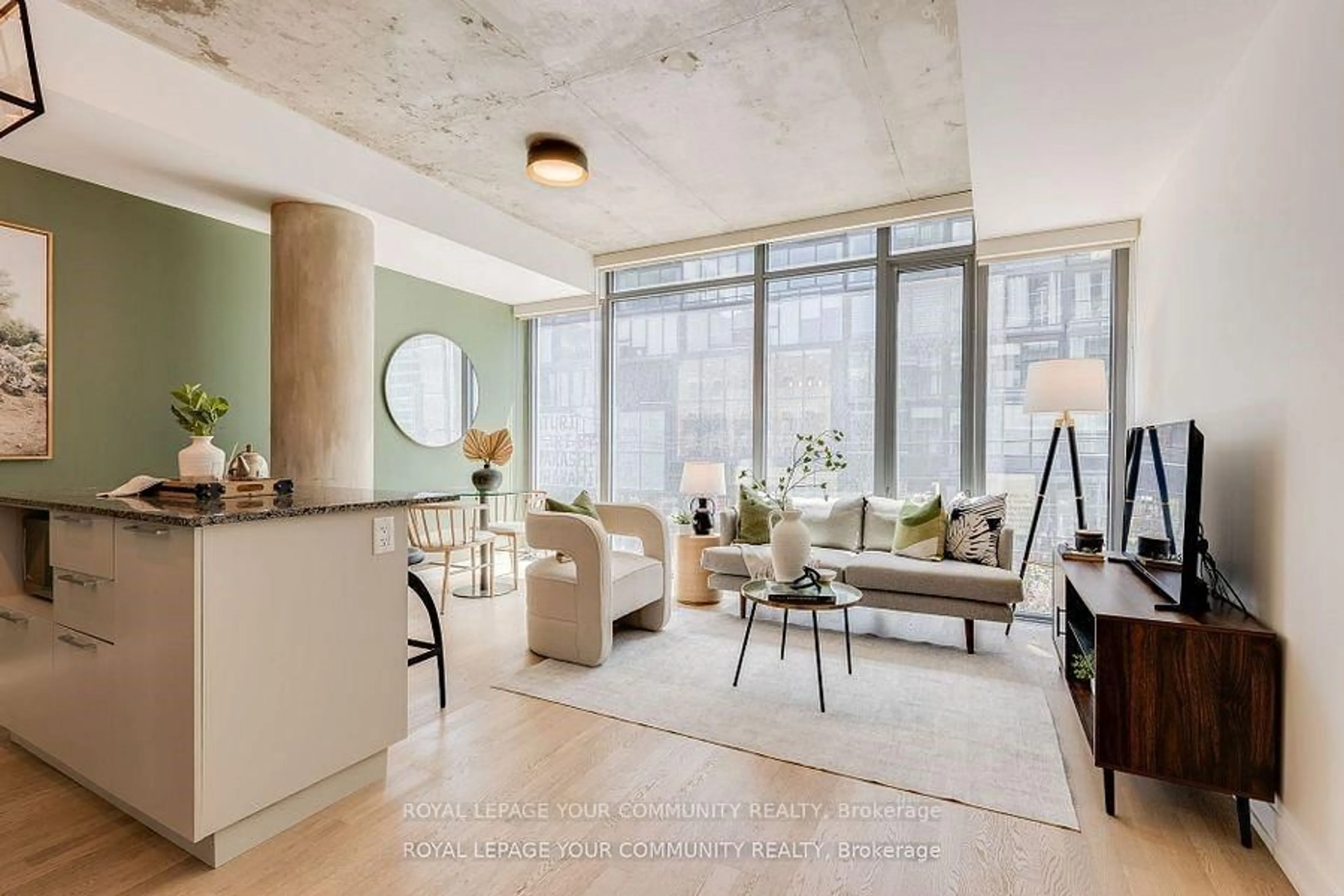 Living room with furniture, unknown for 650 King St #211, Toronto Ontario M5V 1M7