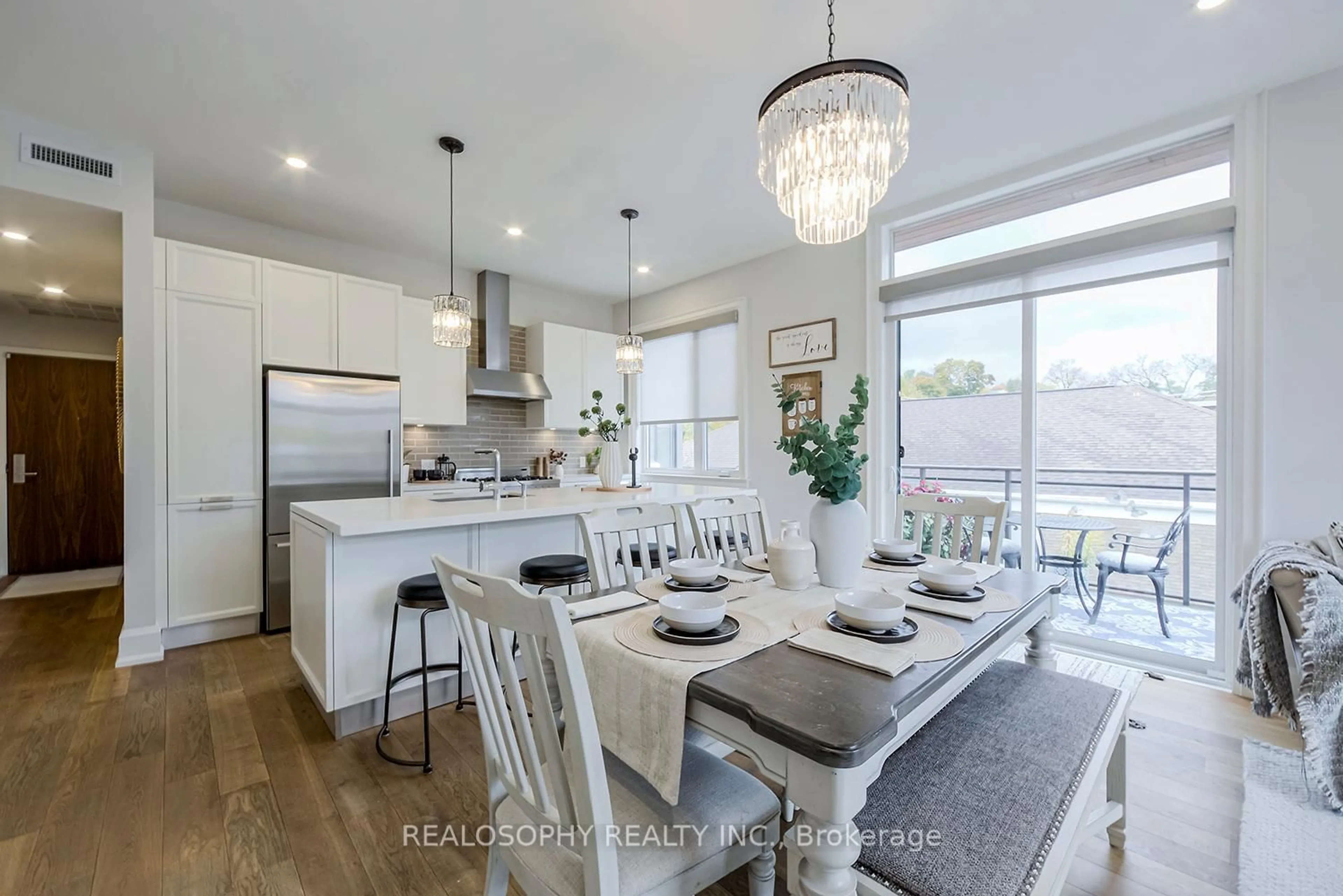 Open concept kitchen, unknown for 1657 Bathurst St #4A, Toronto Ontario M5P 3J8