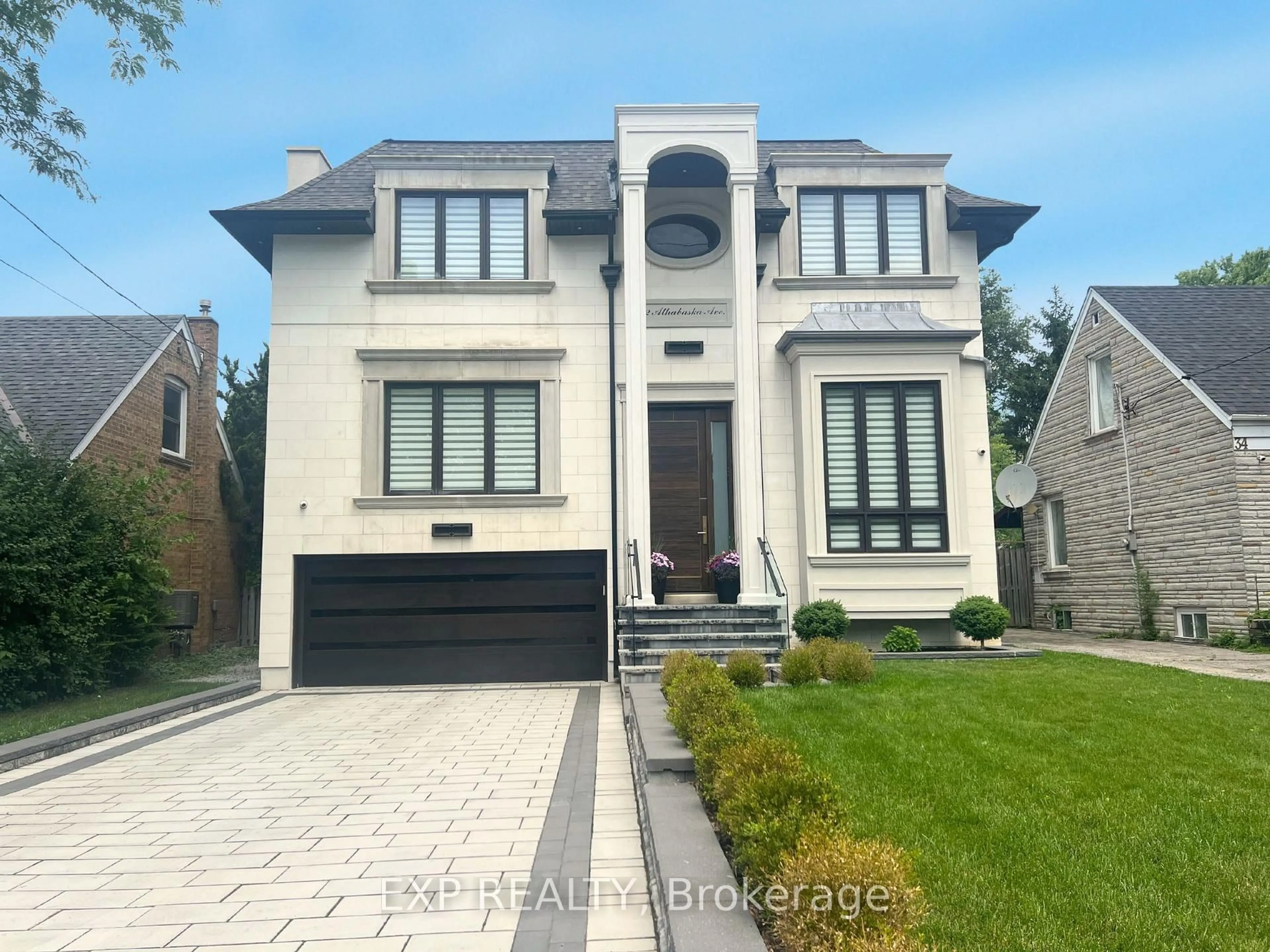 Home with brick exterior material, street for 32 Athabaska Ave, Toronto Ontario M2M 2T7