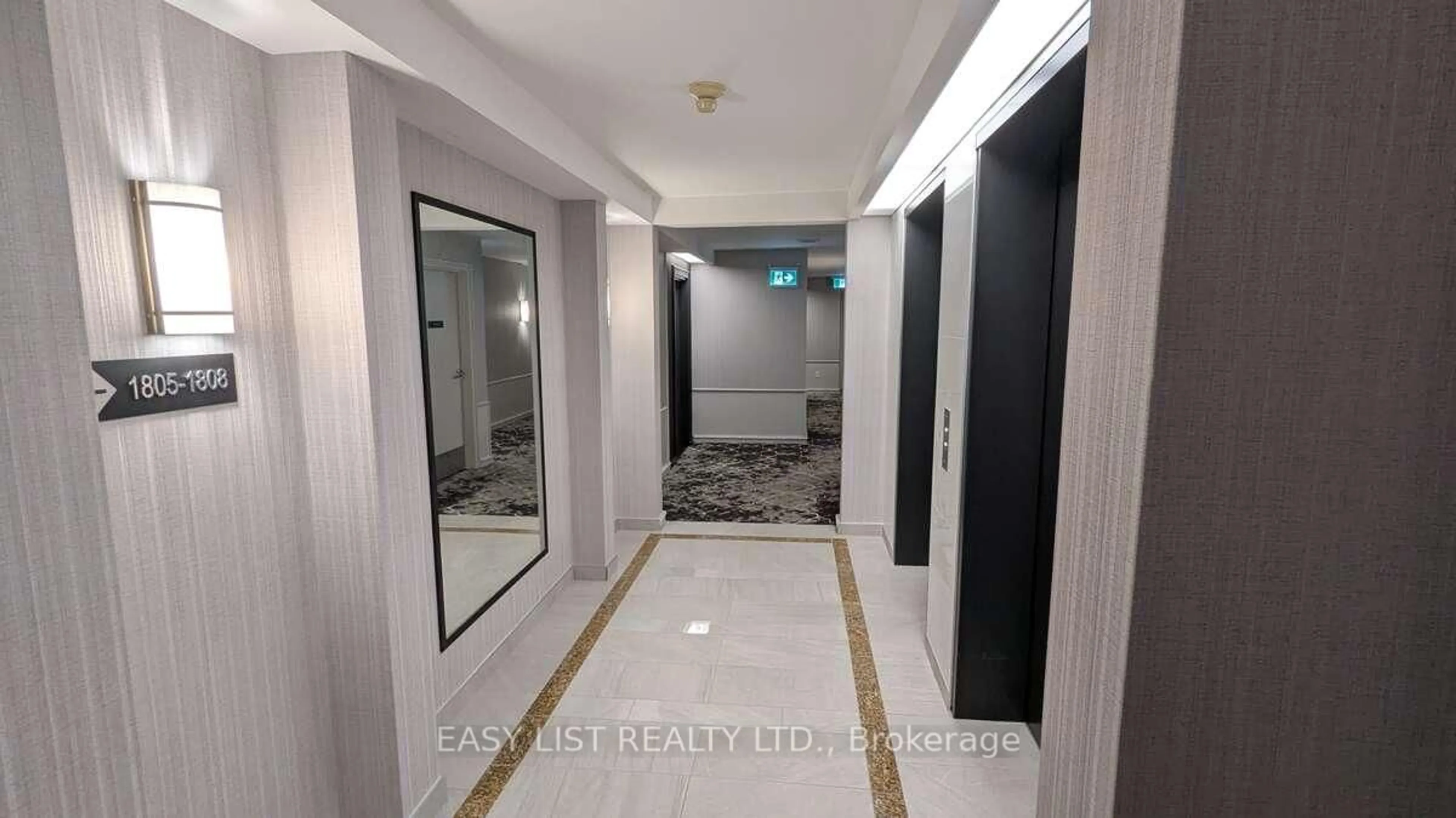 Indoor foyer for 5 Kenneth Ave #1804, Toronto Ontario M2N 6M7
