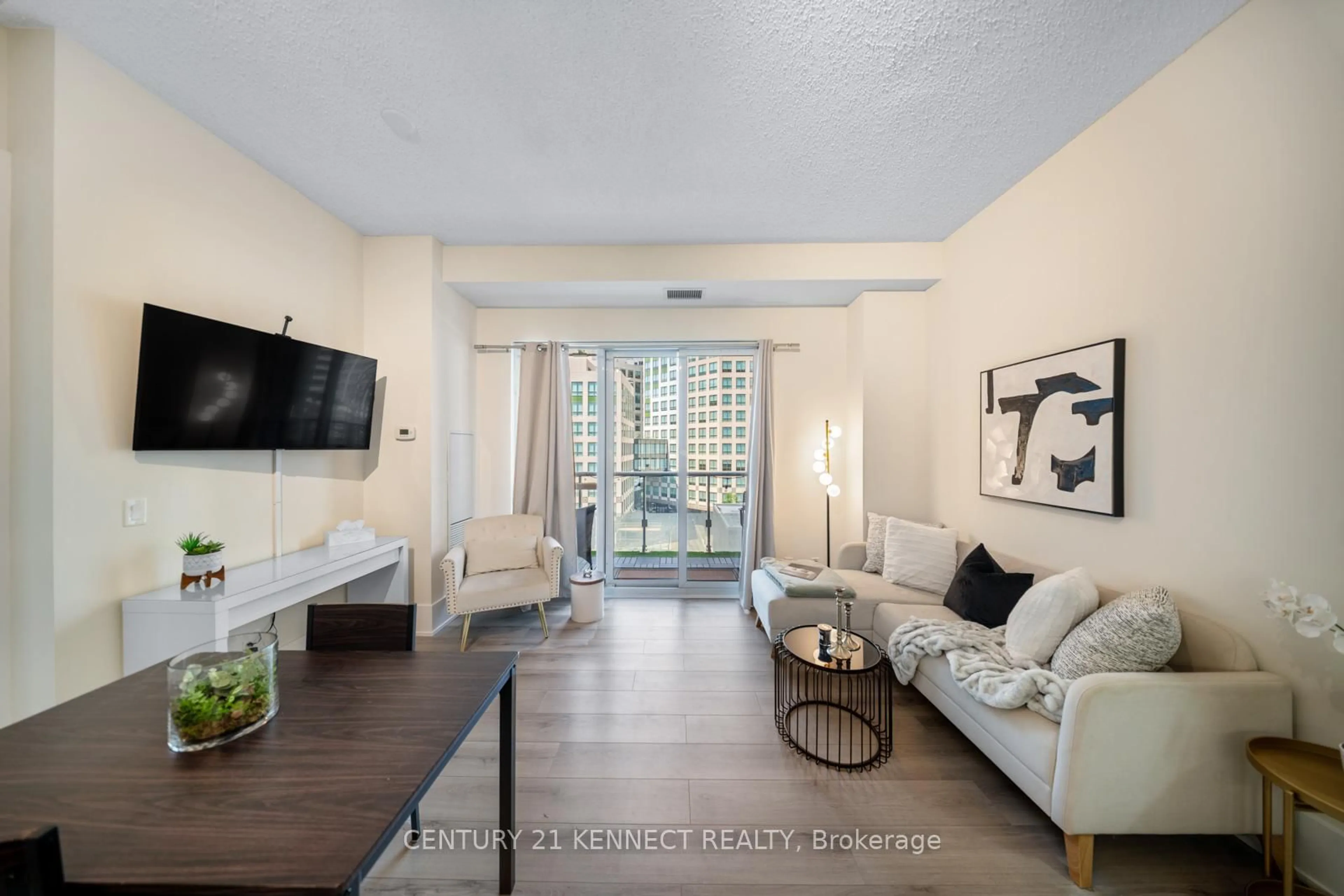 Living room with furniture, unknown for 20 John St #617, Toronto Ontario M5V 0G5