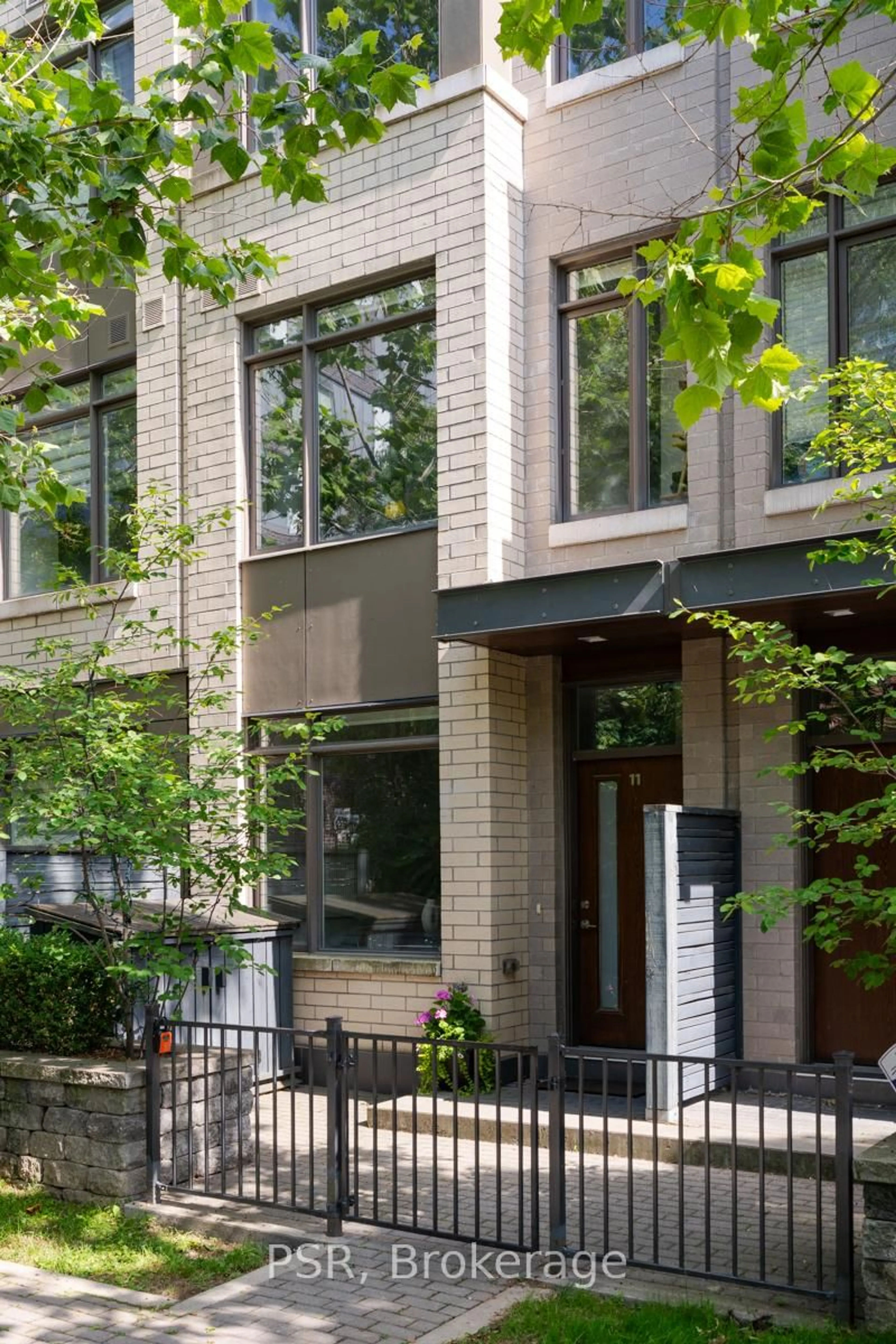 Home with brick exterior material, street for 11 St Bartholomew St, Toronto Ontario M5A 0P1