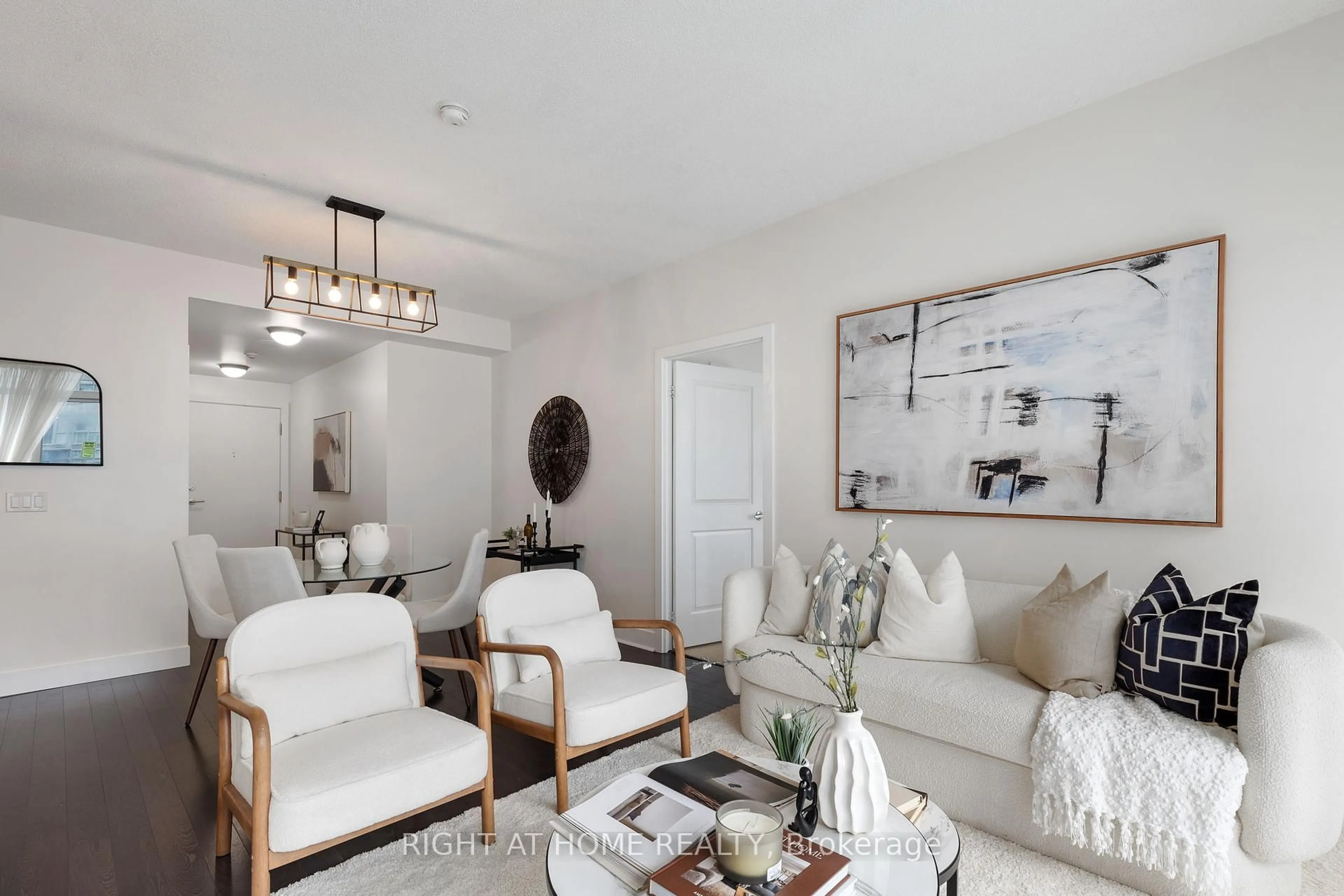 Living room with furniture, unknown for 90 Stadium Rd #732, Toronto Ontario M5V 3W5