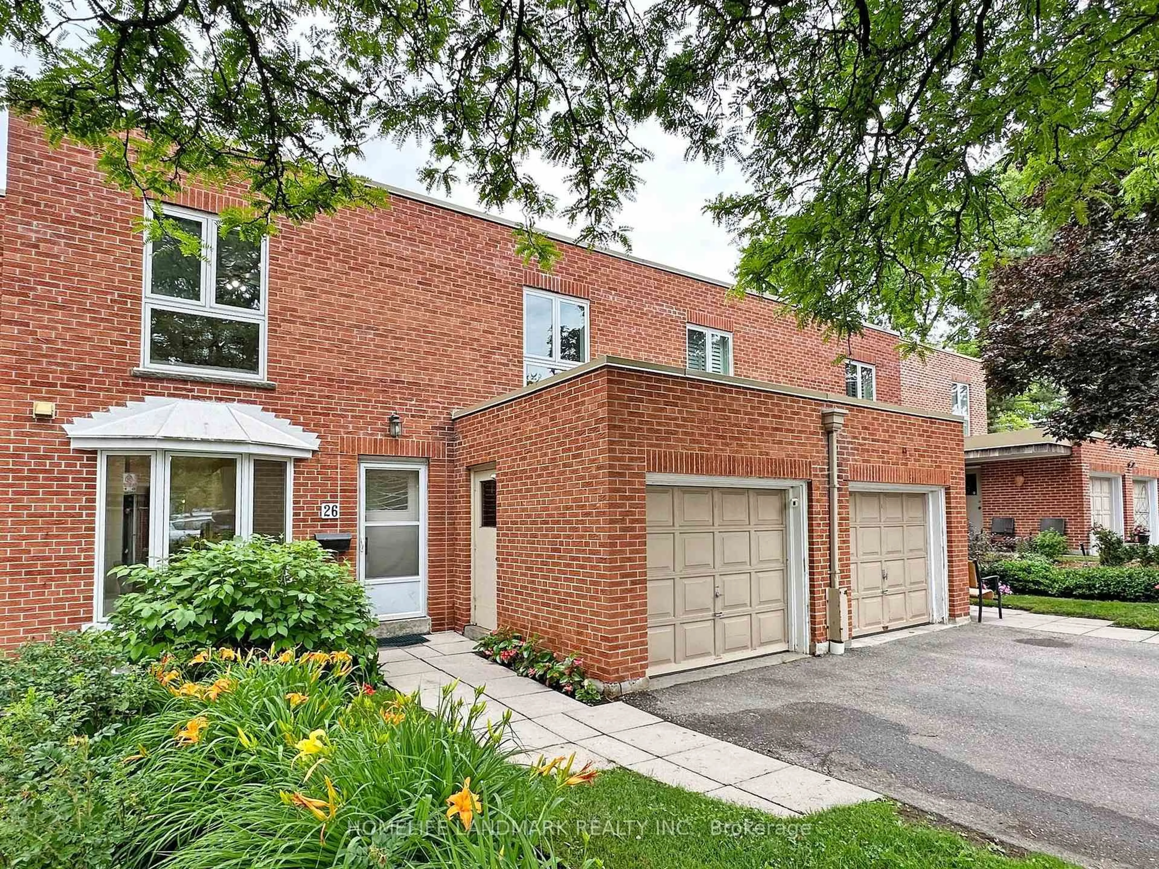Home with brick exterior material, street for 26 Anvil Mill Way, Toronto Ontario M2L 1R1