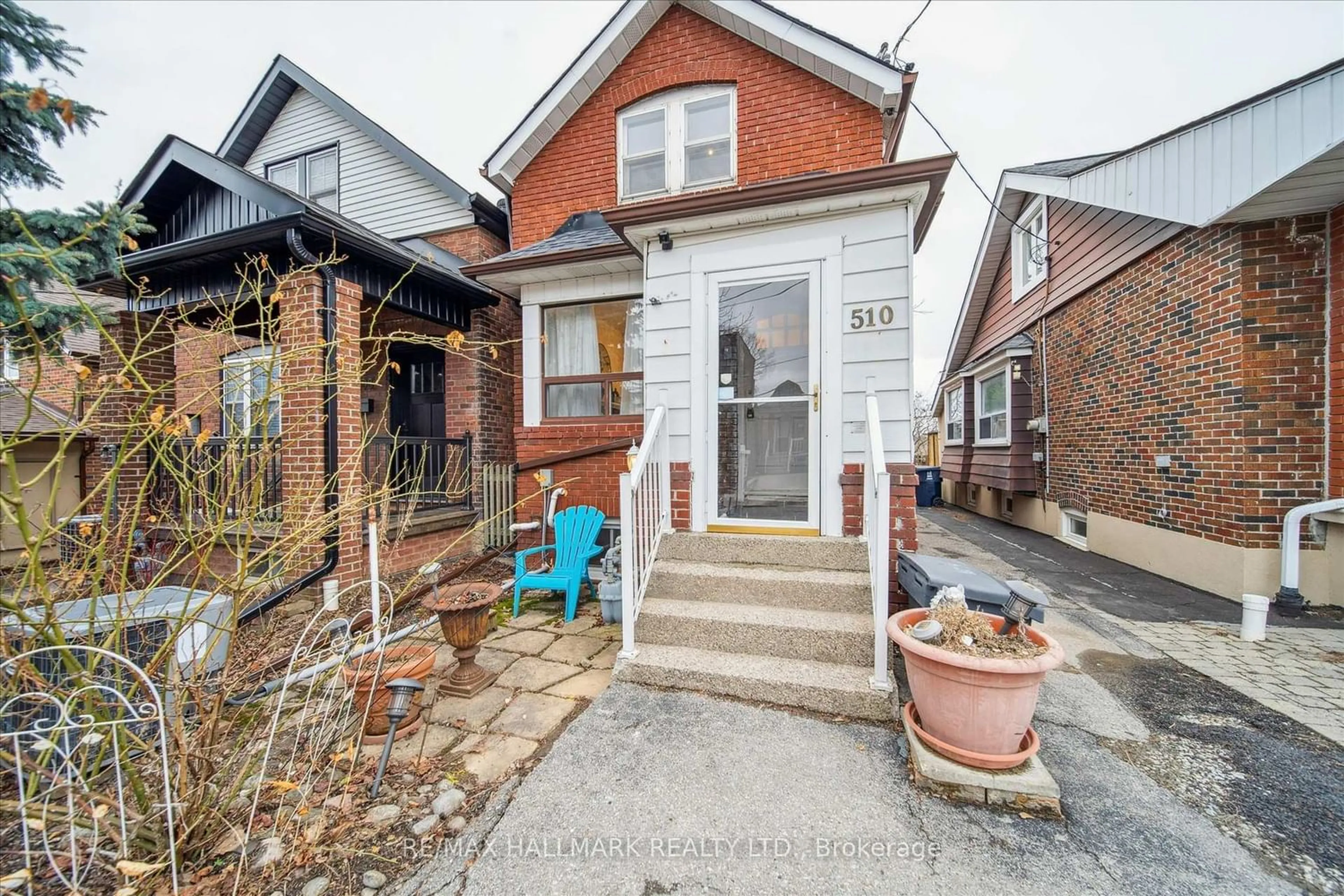 Home with brick exterior material, street for 510 Northcliffe Blvd, Toronto Ontario M6E 3L5
