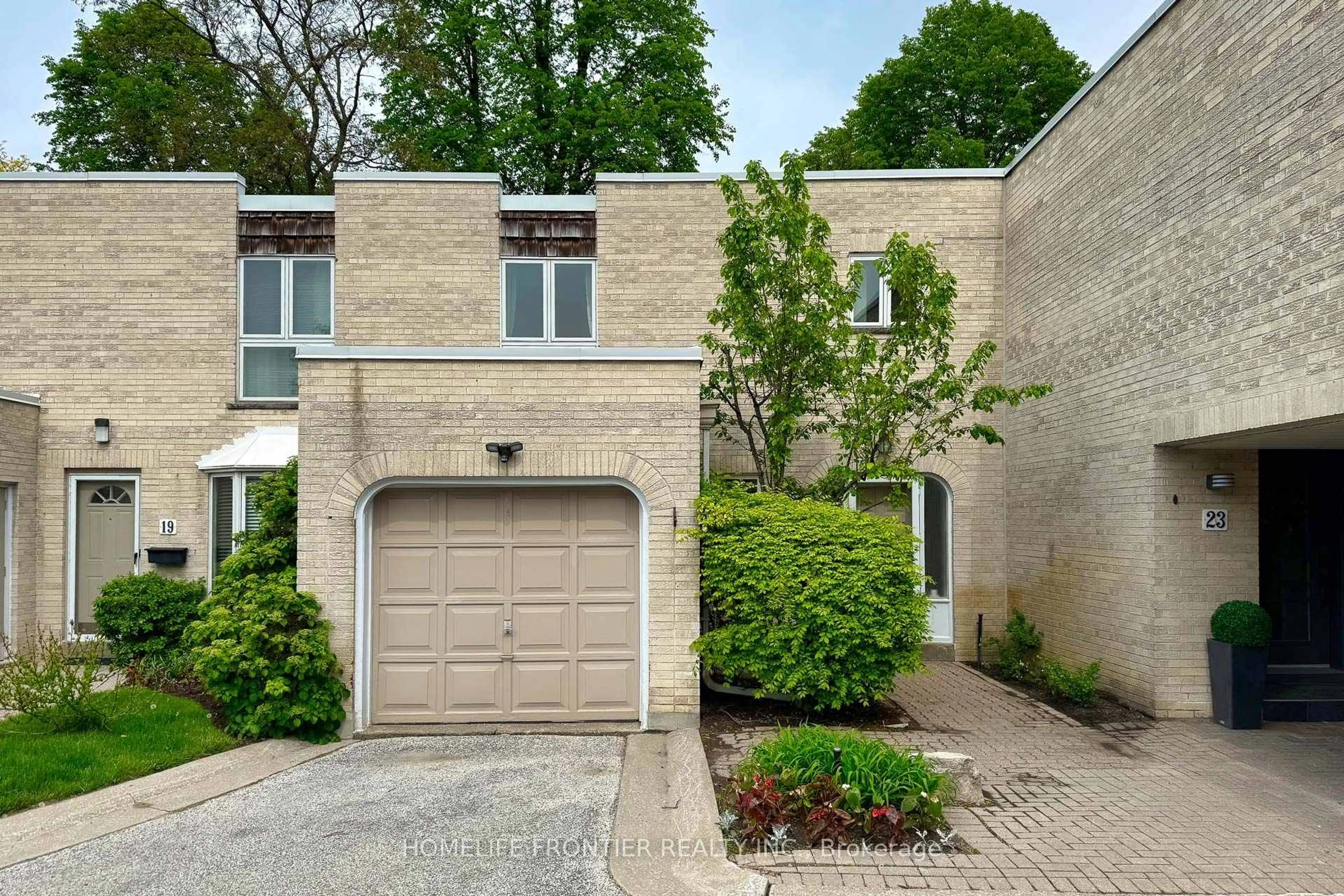 Home with brick exterior material, street for 21 Cartwheel Mill Way, Toronto Ontario M2L 1P5