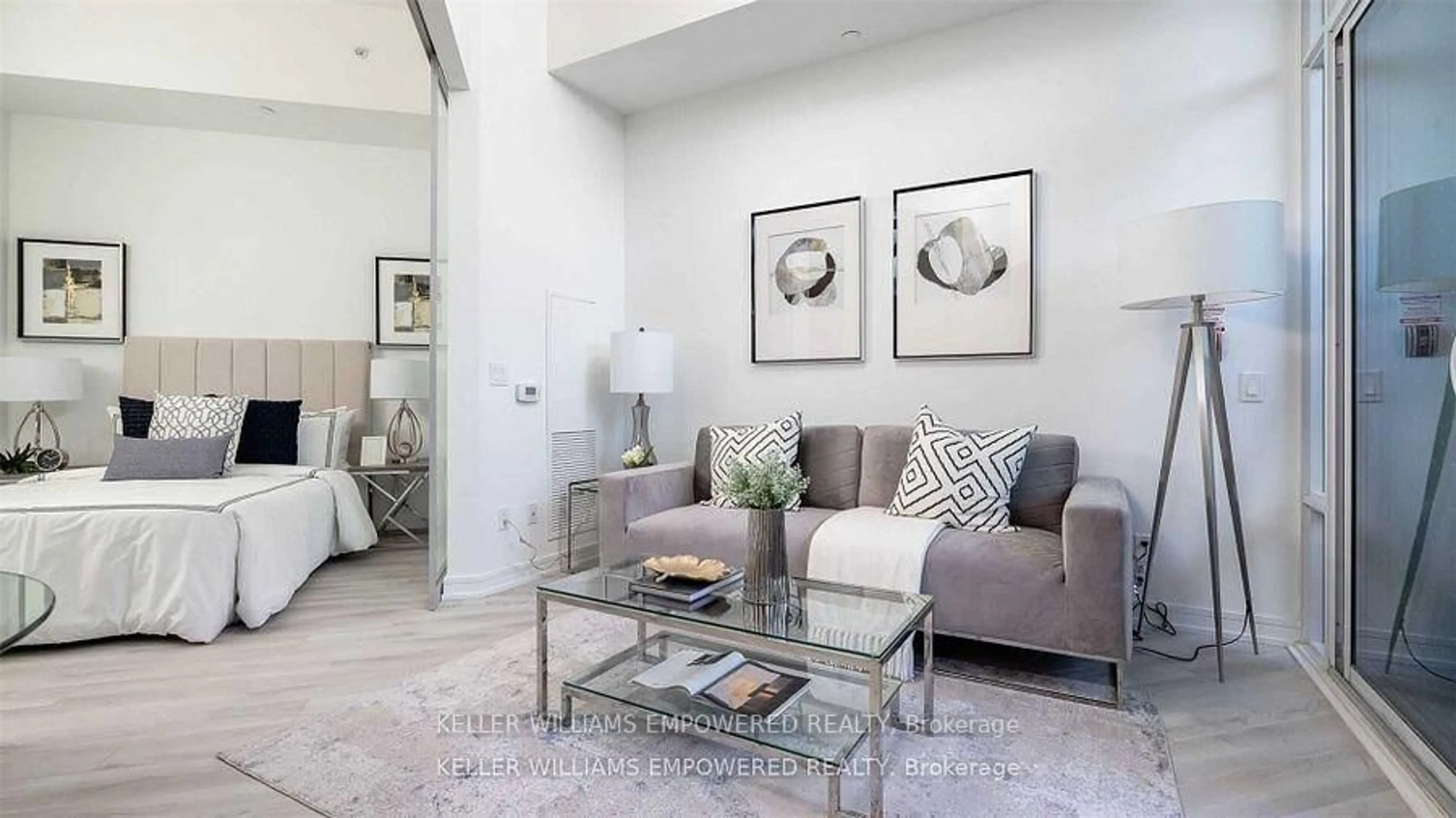 Living room with furniture, unknown for 621 Sheppard Ave #110, Toronto Ontario M2K 1B5