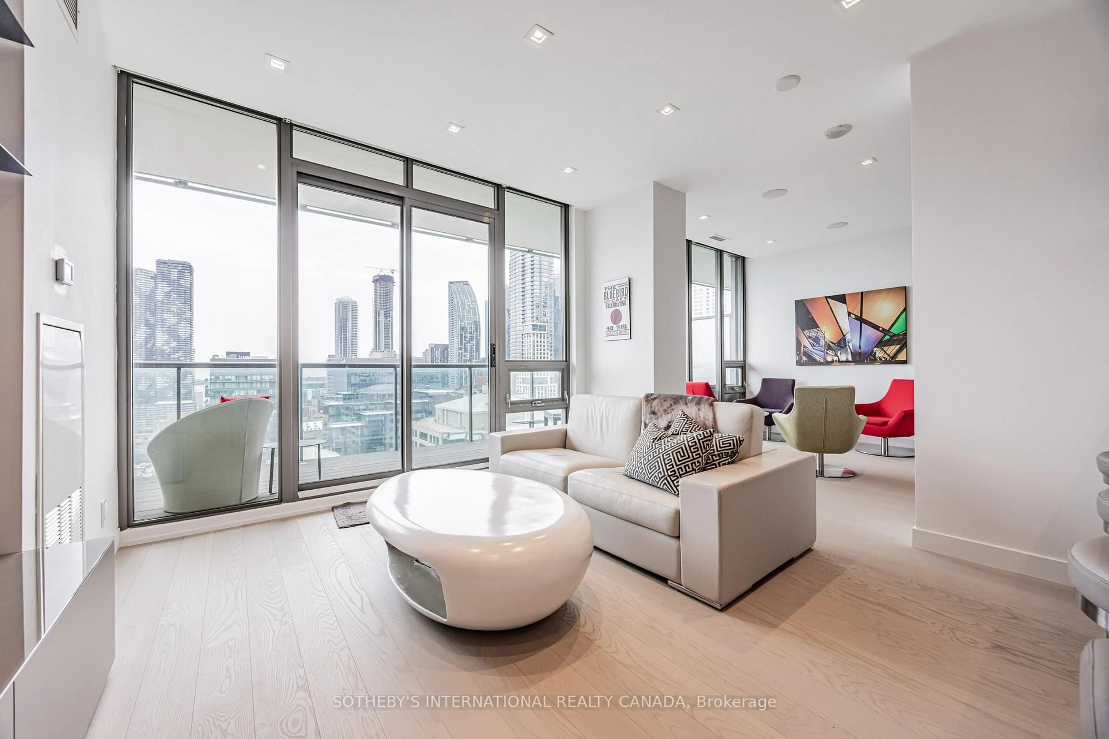 Living room with furniture, unknown for 33 Lombard St #2609, Toronto Ontario M5C 3H8