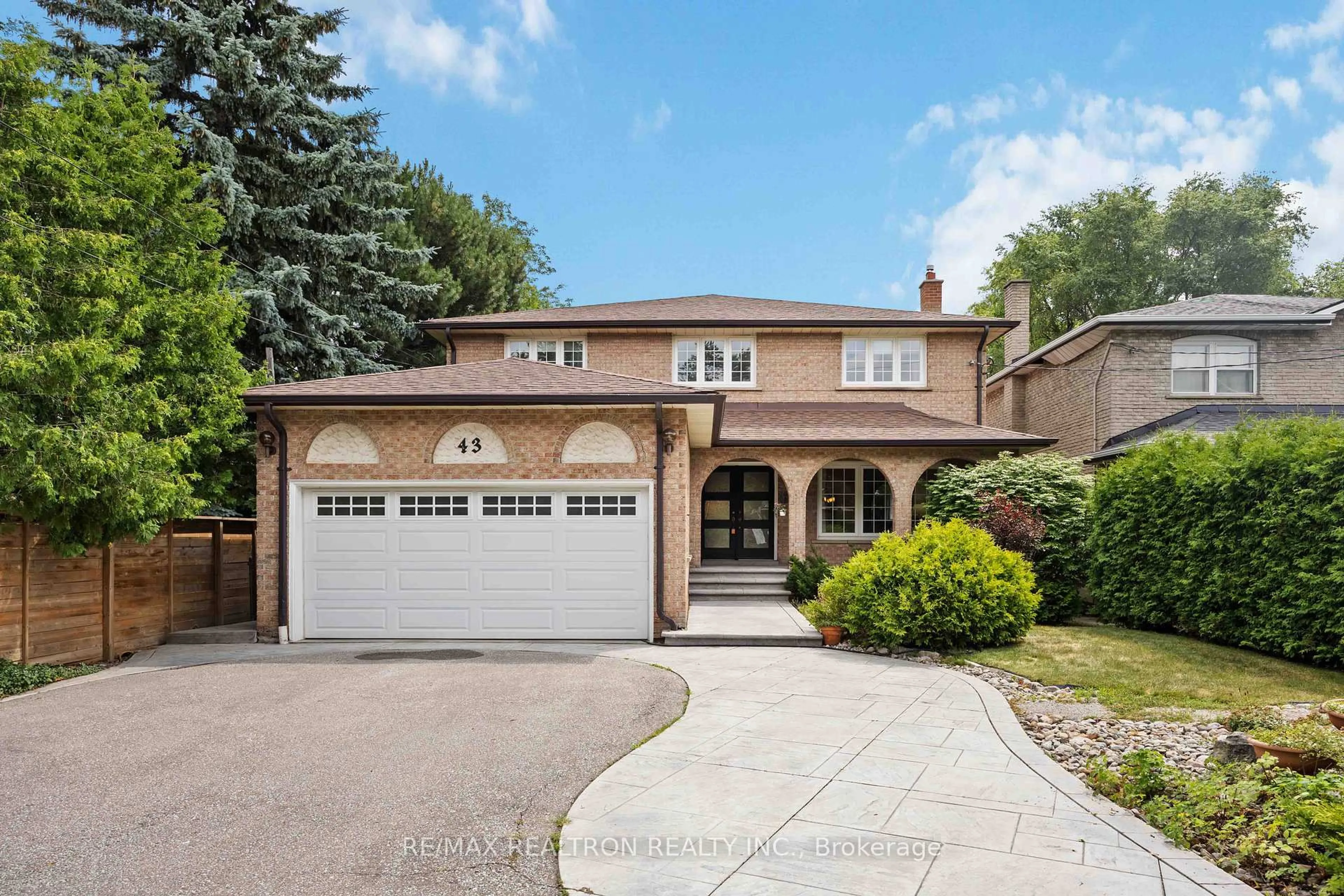 Home with brick exterior material, street for 43 Lawnview Dr, Toronto Ontario M2N 5J9